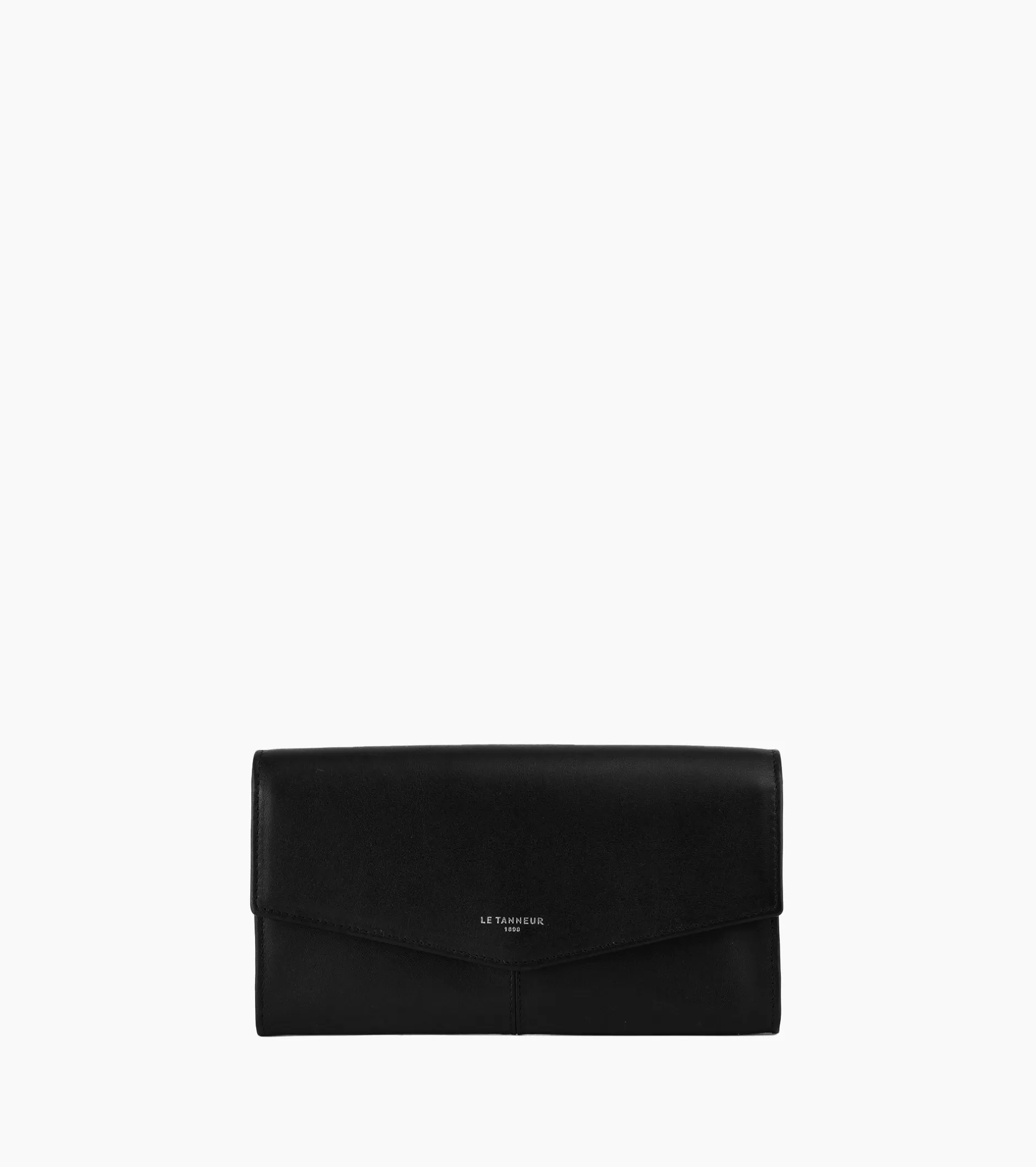 Femme Le Tanneur Compagnon zippé Charlotte en cuir lisse - Black