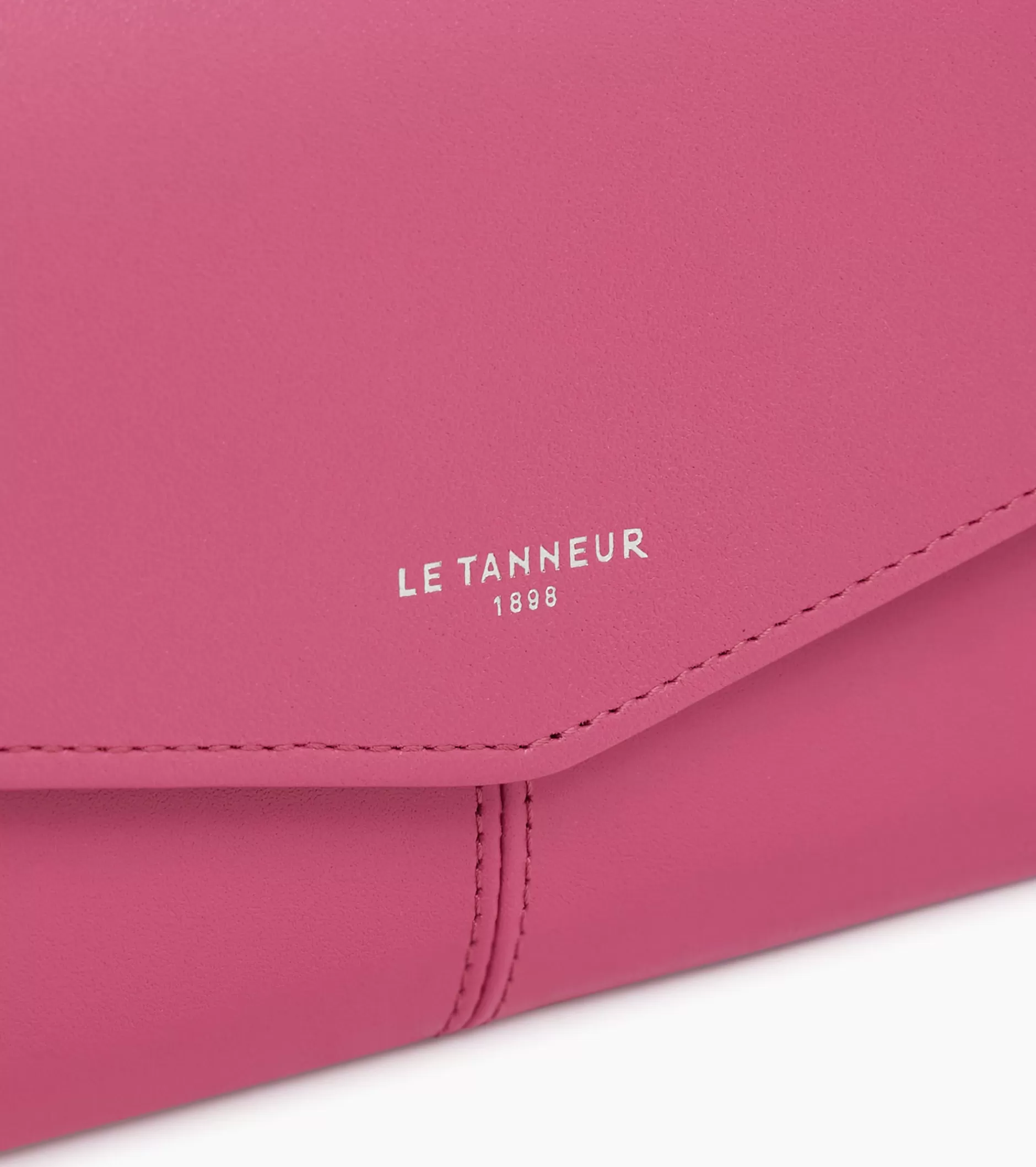 Femme Le Tanneur Compagnon zippé Charlotte en cuir lisse - Pink Fuxia