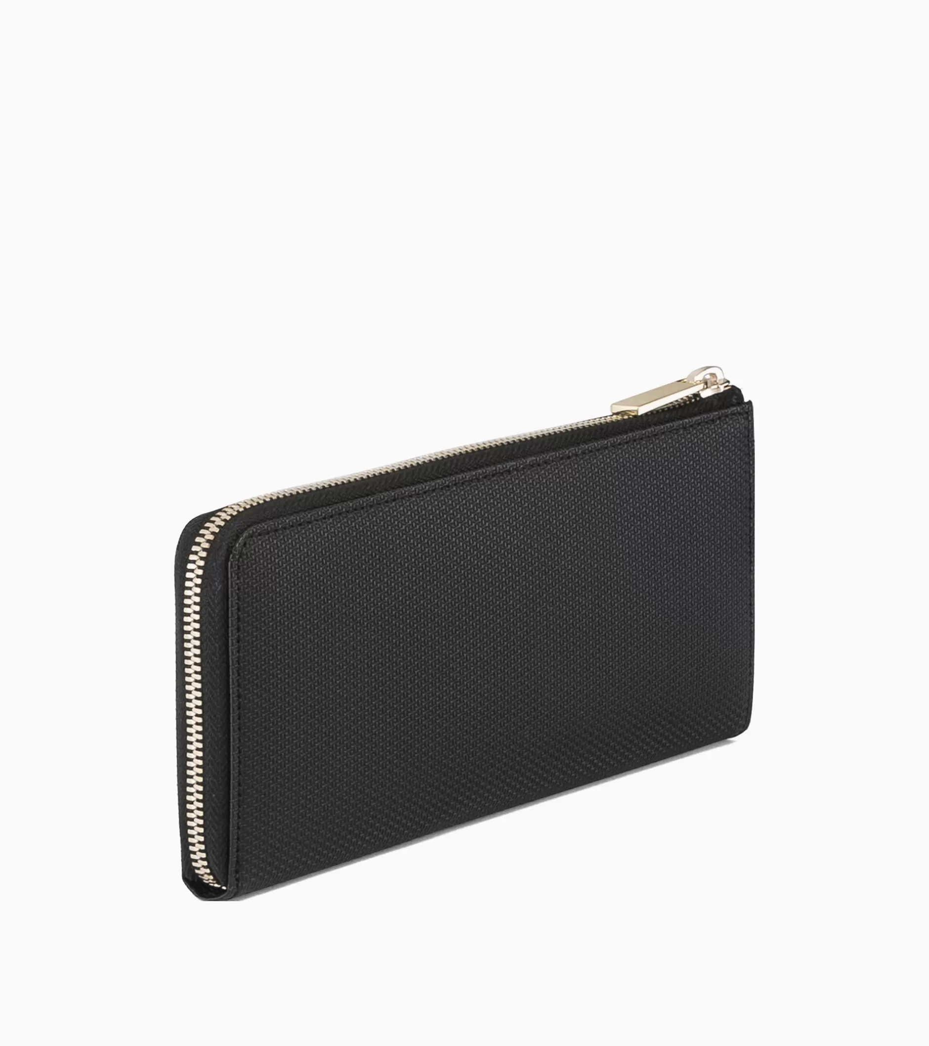 Femme Le Tanneur Compagnon zippé Emilie en cuir signature T - Black Le Bleu