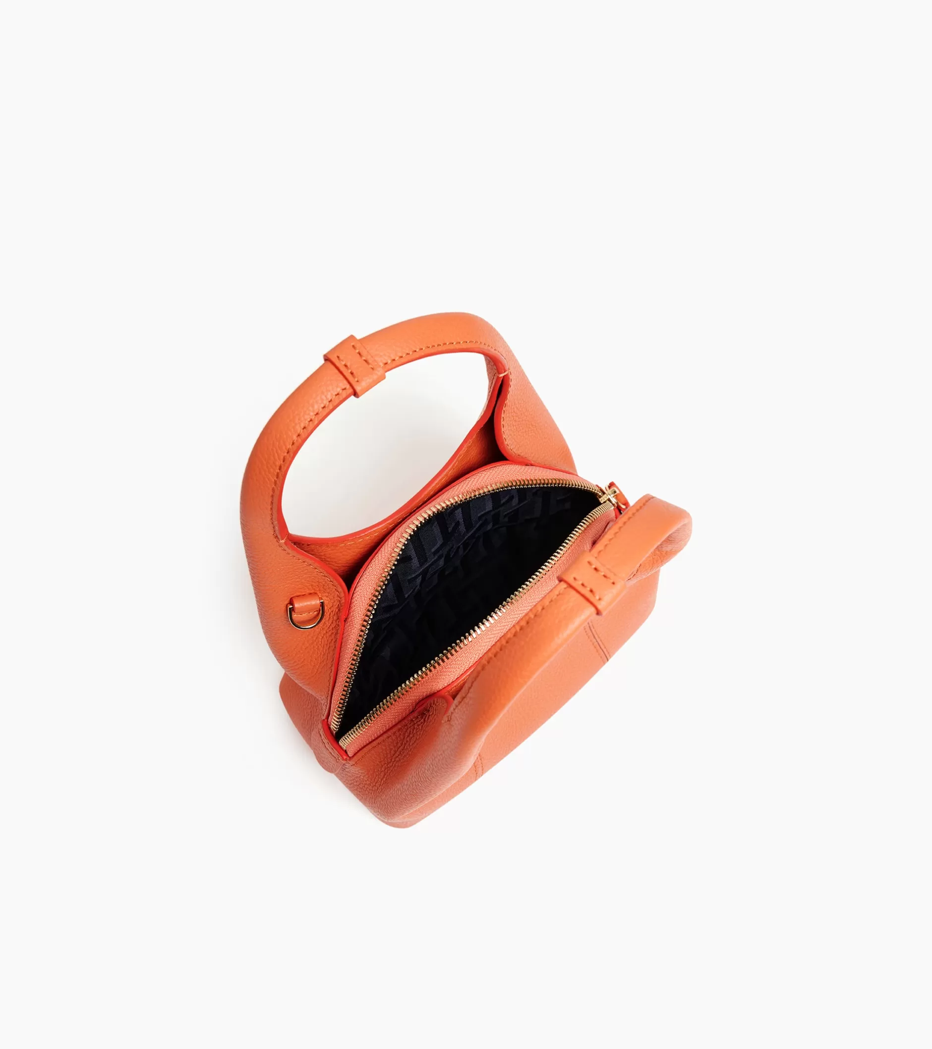 mini_sac__main_juliette_en_cuir_grain__orange_ocre_3.webp Femme Le Tanneur Mini sac à main Juliette en cuir grainé - ORANGE OCRE