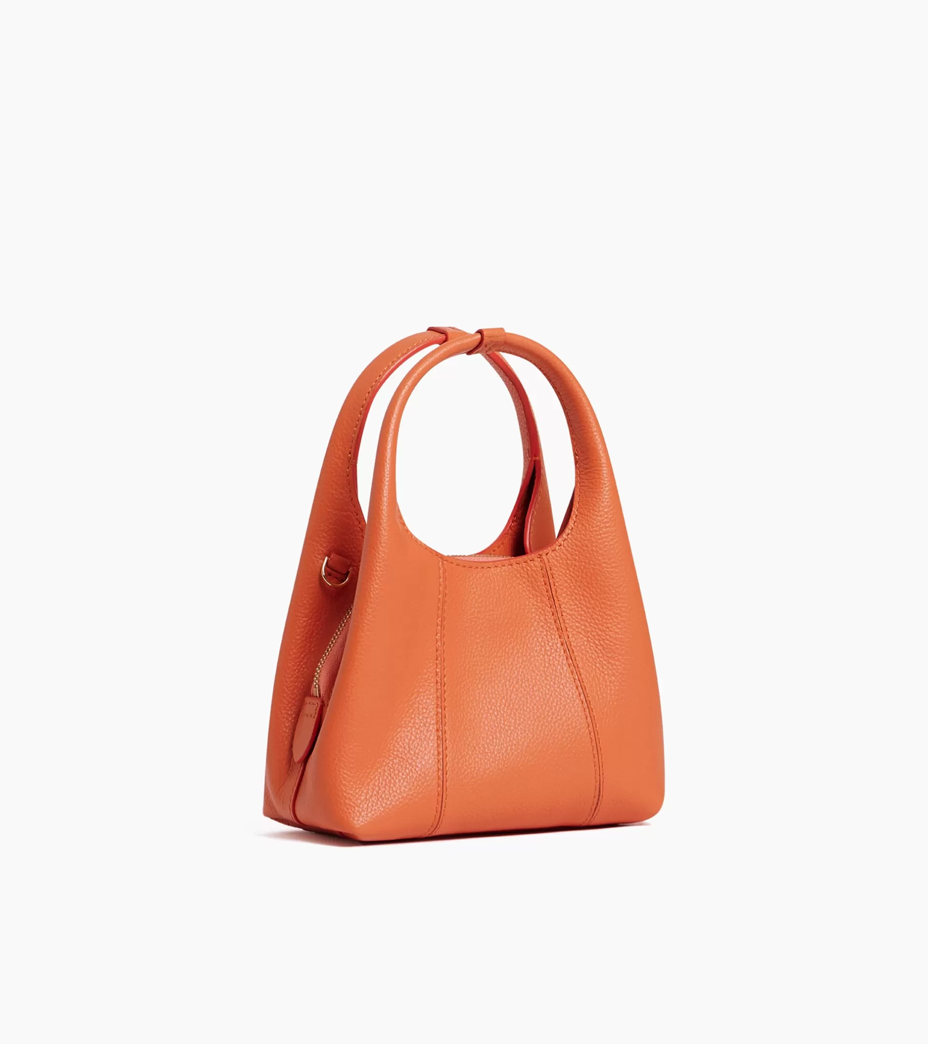 mini_sac__main_juliette_en_cuir_grain__orange_ocre_4.webp Femme Le Tanneur Mini sac à main Juliette en cuir grainé - ORANGE OCRE