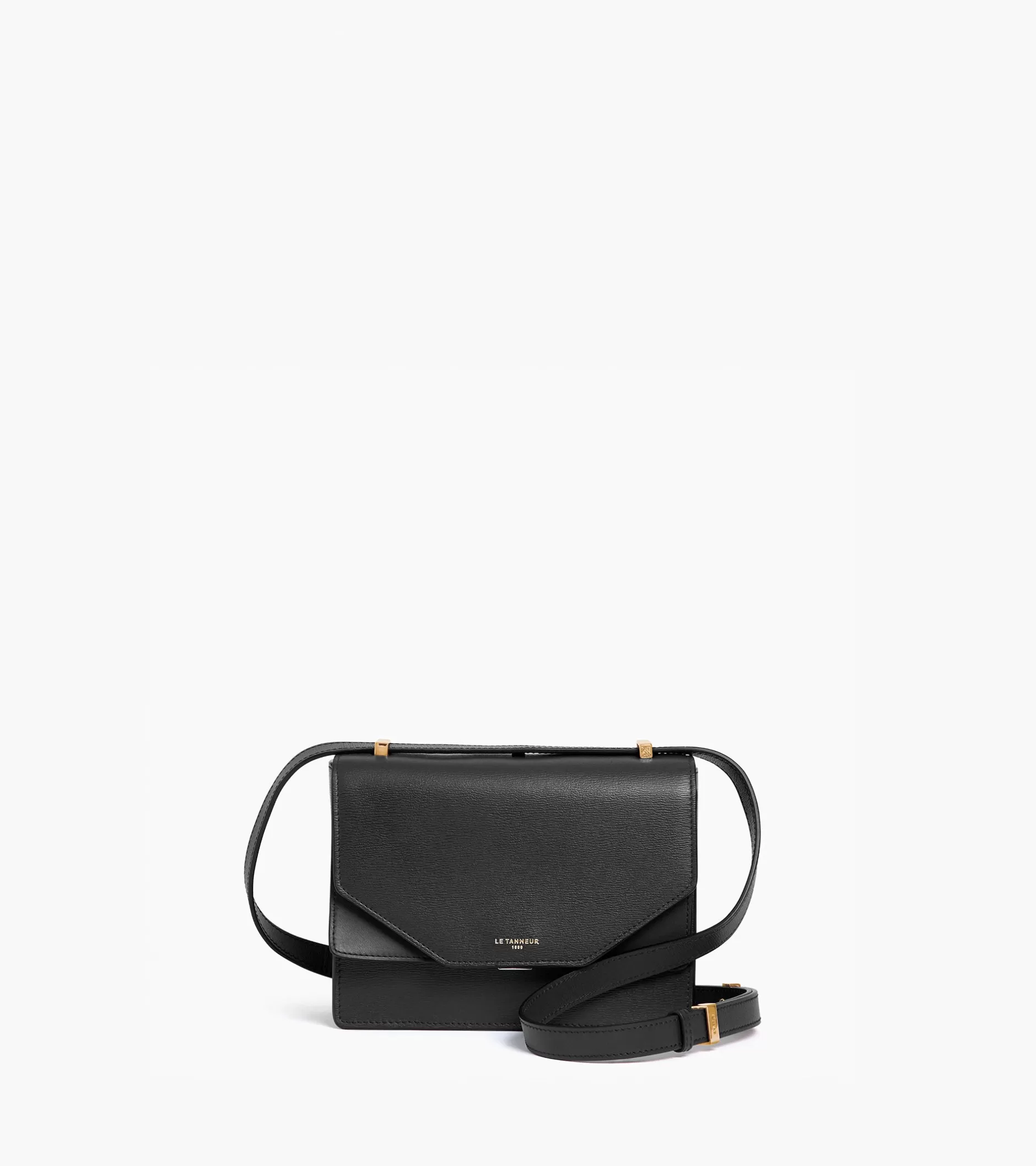 Femme Le Tanneur Mini sac bandoulière Naya en cuir liégé - Black