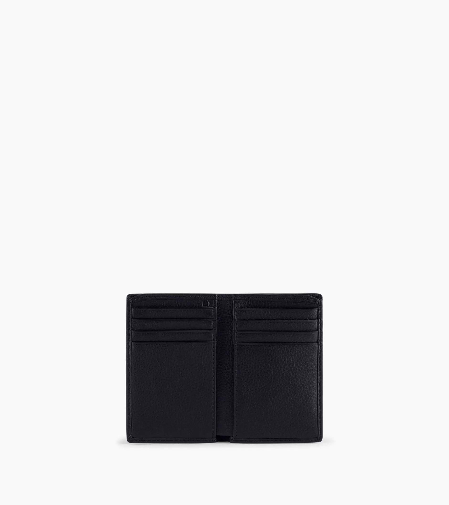 Homme Le Tanneur Petit porte cartes Charles en cuir grainé - Black Le Bleu