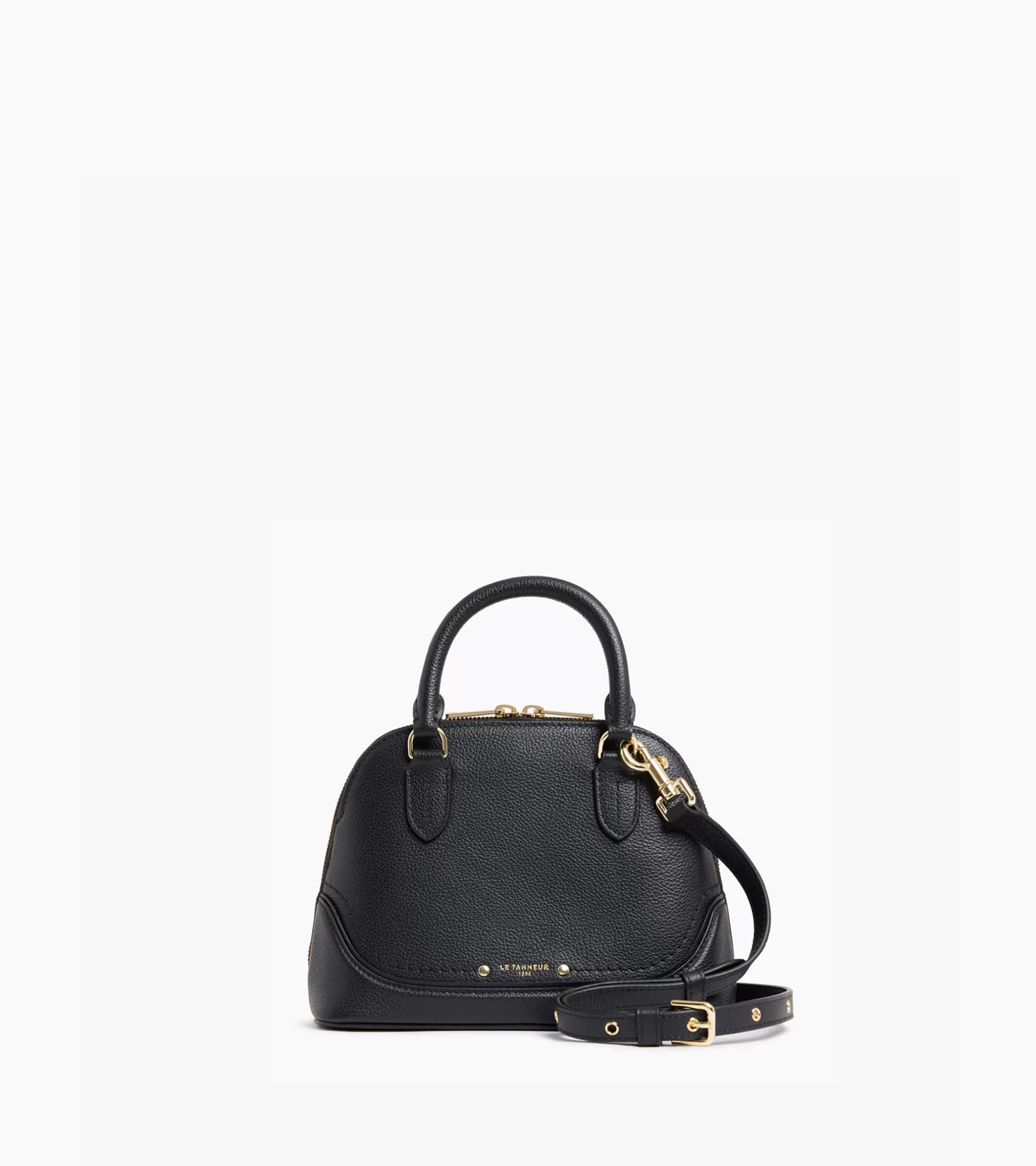 Femme Le Tanneur Petit sac à main Ella en cuir grainé - Black