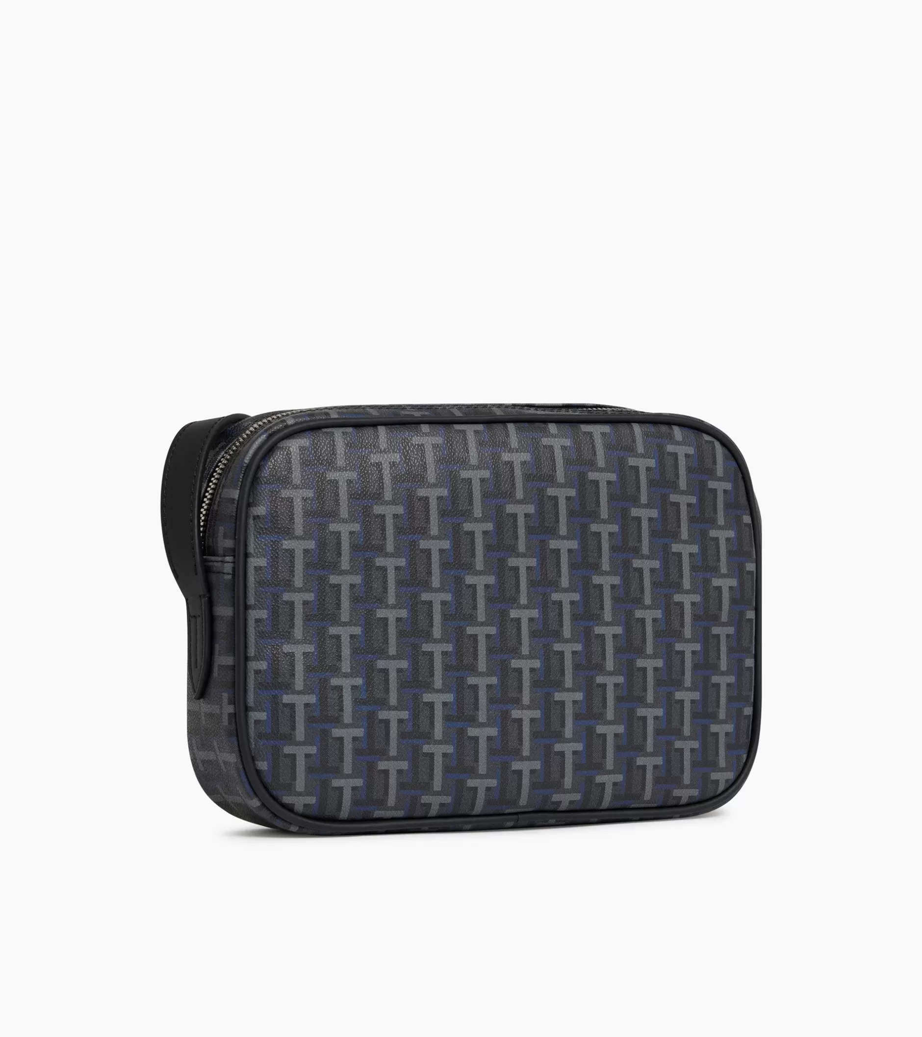 Femme Le Tanneur Petit sac bandoulière Camille en toile enduite - SIGNATURE LT NOIR-NOIR