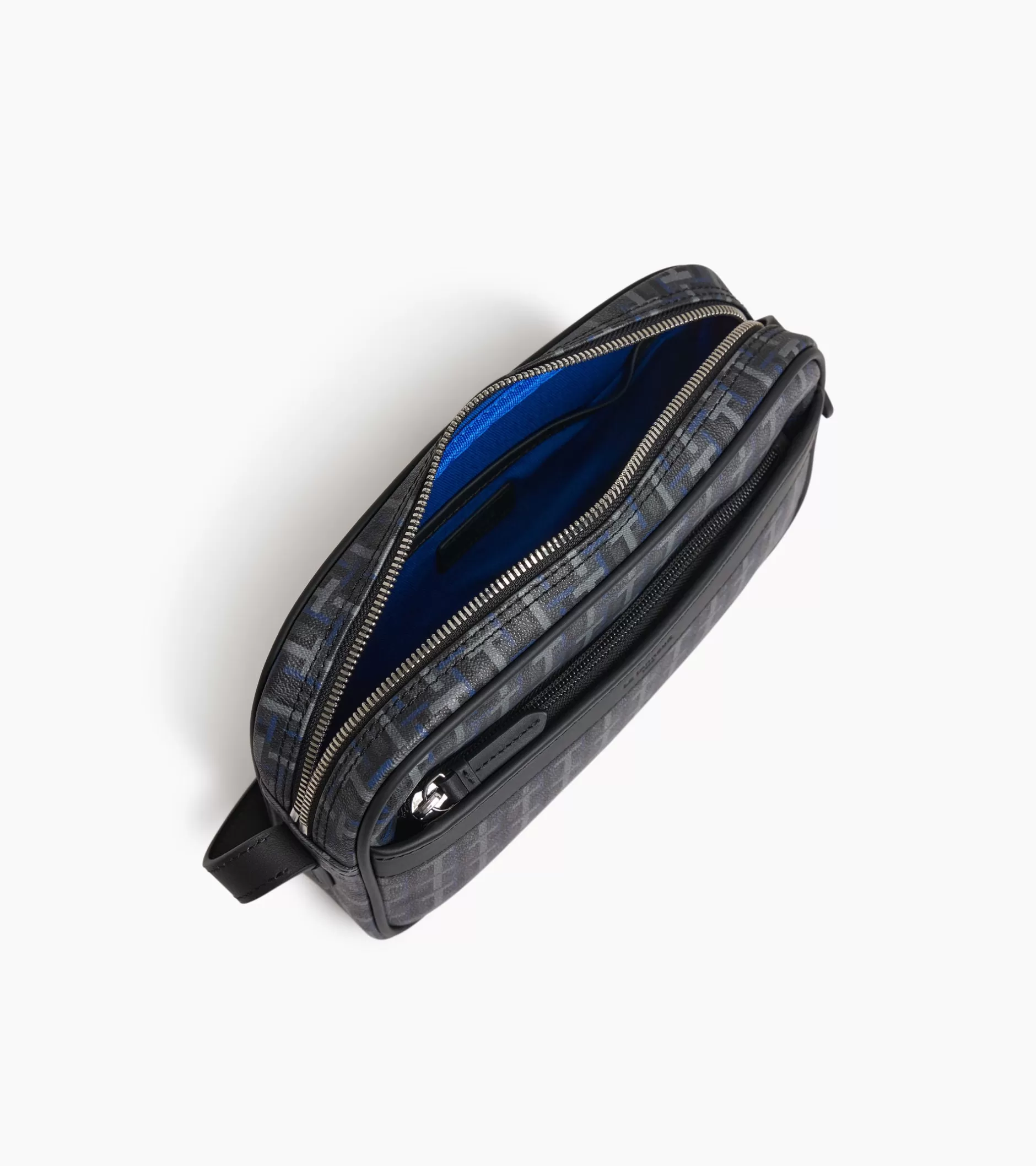 Femme Le Tanneur Petit sac bandoulière Camille en toile enduite - SIGNATURE LT NOIR-NOIR
