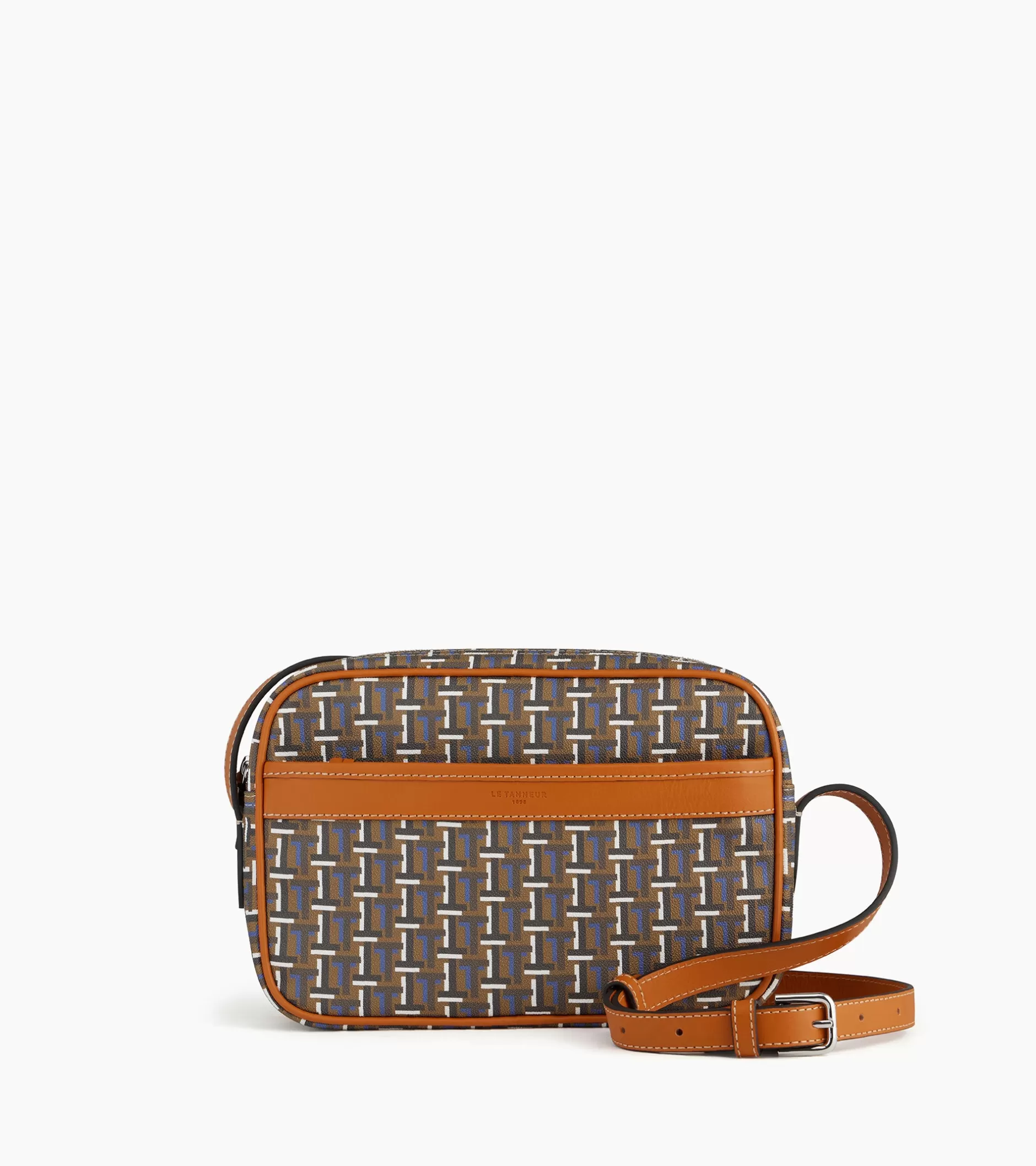 Femme Le Tanneur Petit sac bandoulière Camille en toile monogramme - Brown Monogram Print