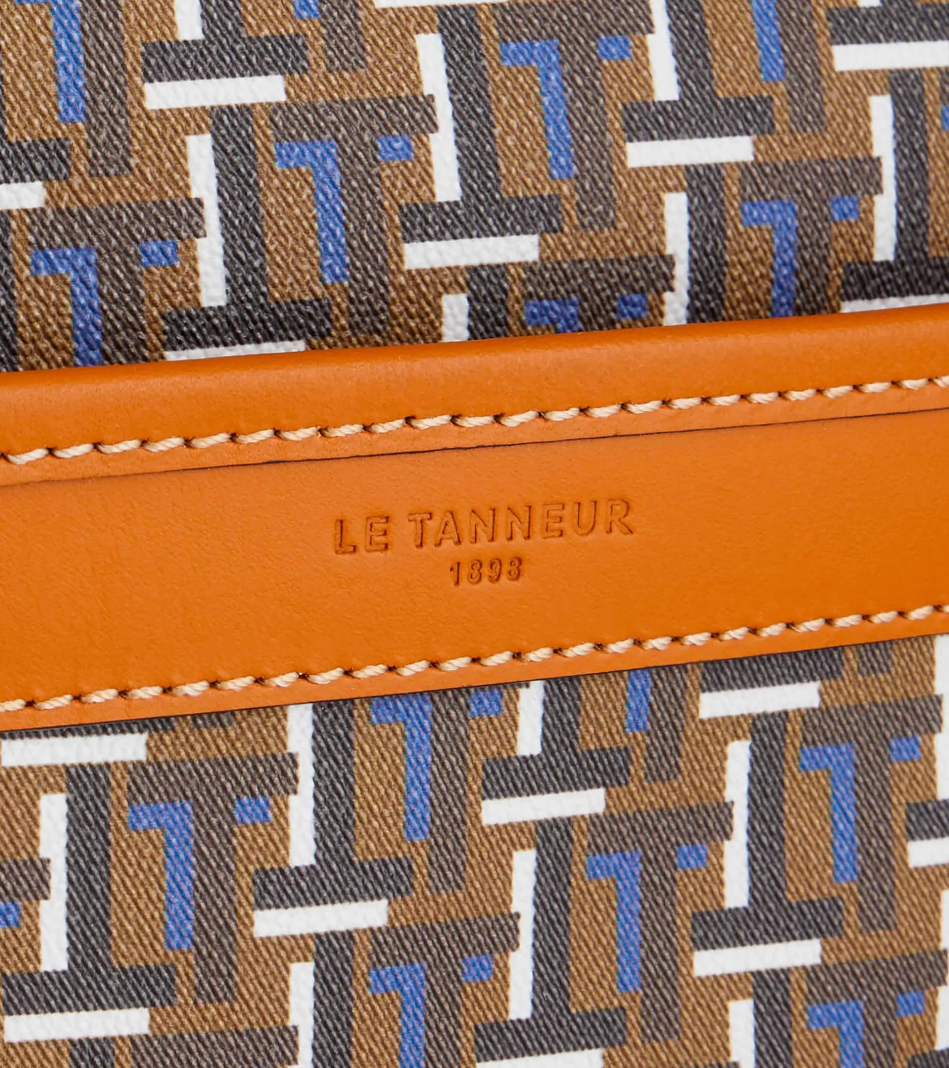 Femme Le Tanneur Petit sac bandoulière Camille en toile monogramme - Brown Monogram Print