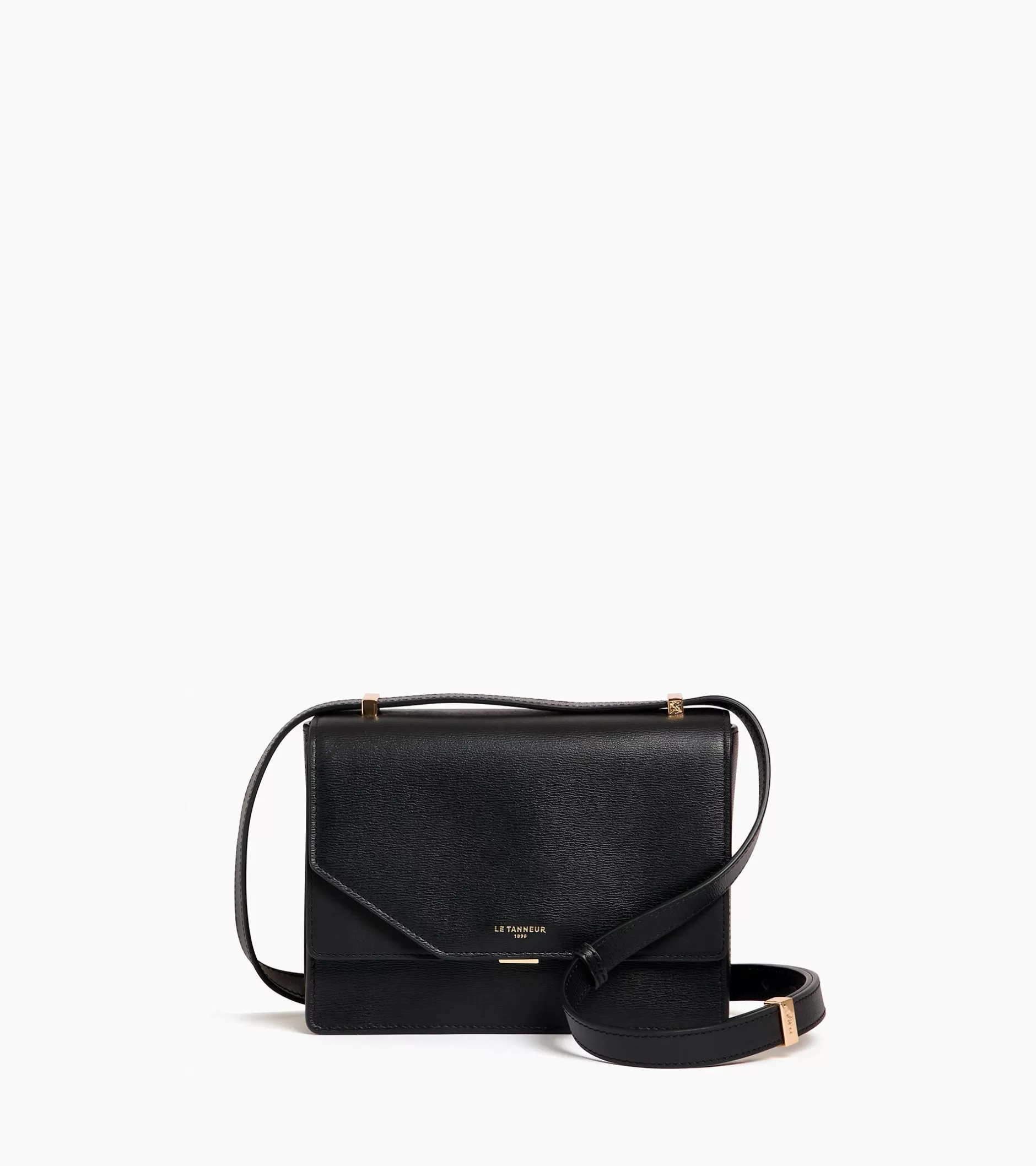 Femme Le Tanneur Petit sac bandoulière Naya en cuir liégé - Black