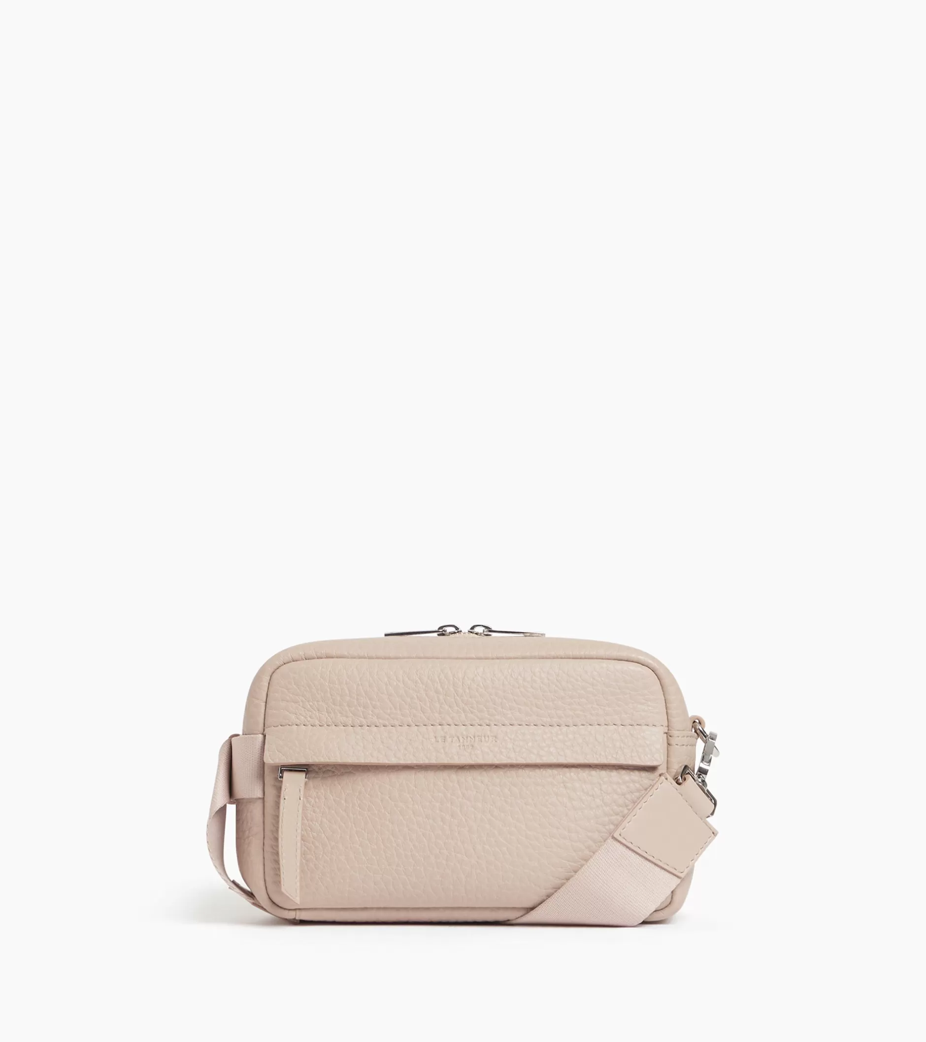 Homme Le Tanneur Petit sac bandoulière Noah en cuir grain buffle et cuir lisse - GREGE 1