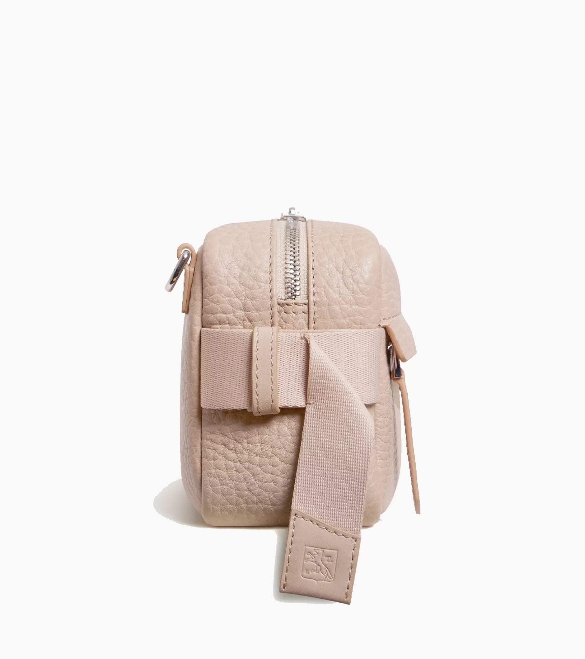 Homme Le Tanneur Petit sac bandoulière Noah en cuir grain buffle et cuir lisse - GREGE 1