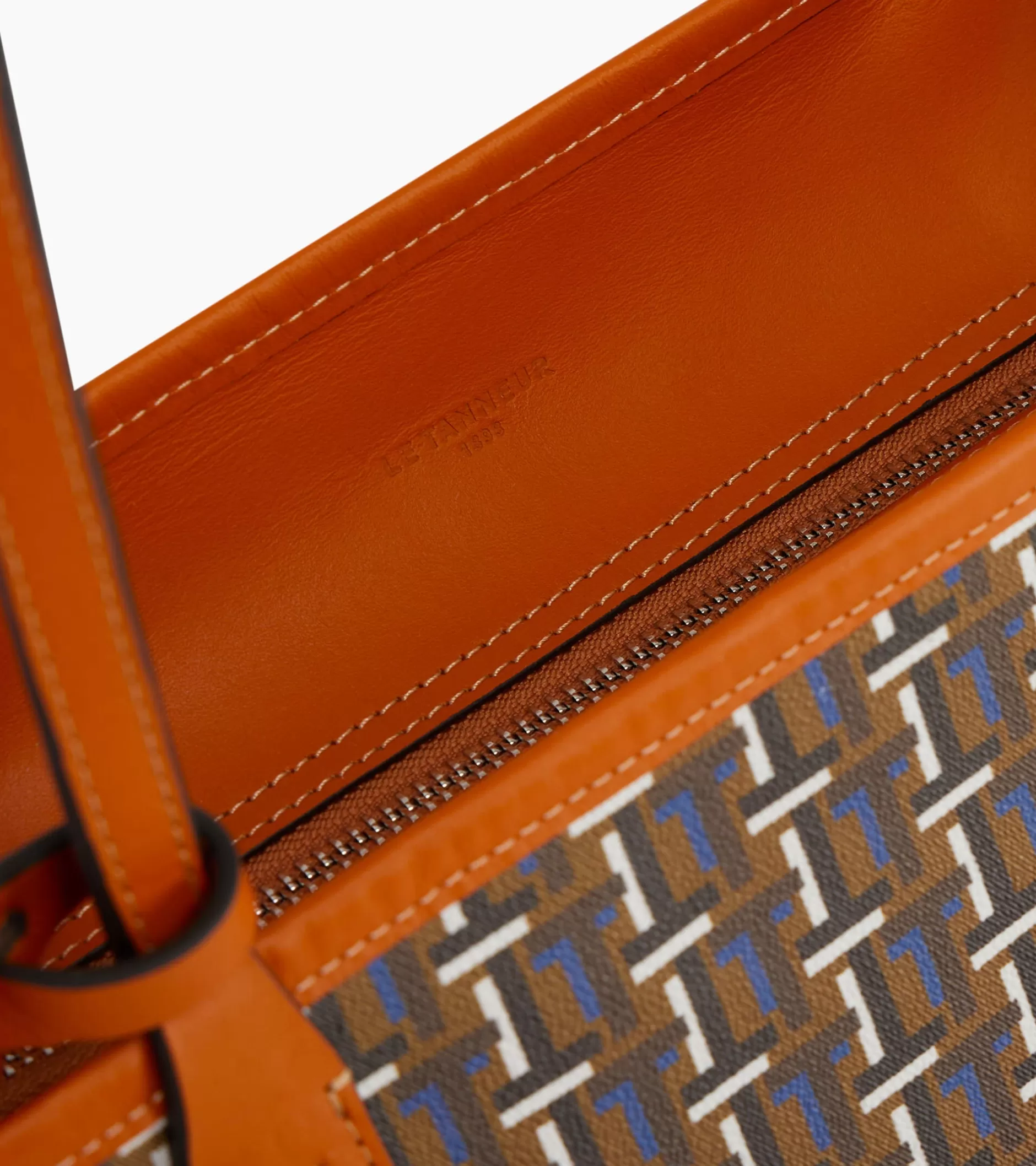 Femme Le Tanneur Petit sac cabas Camille en toile monogramme - Brown Monogram Print