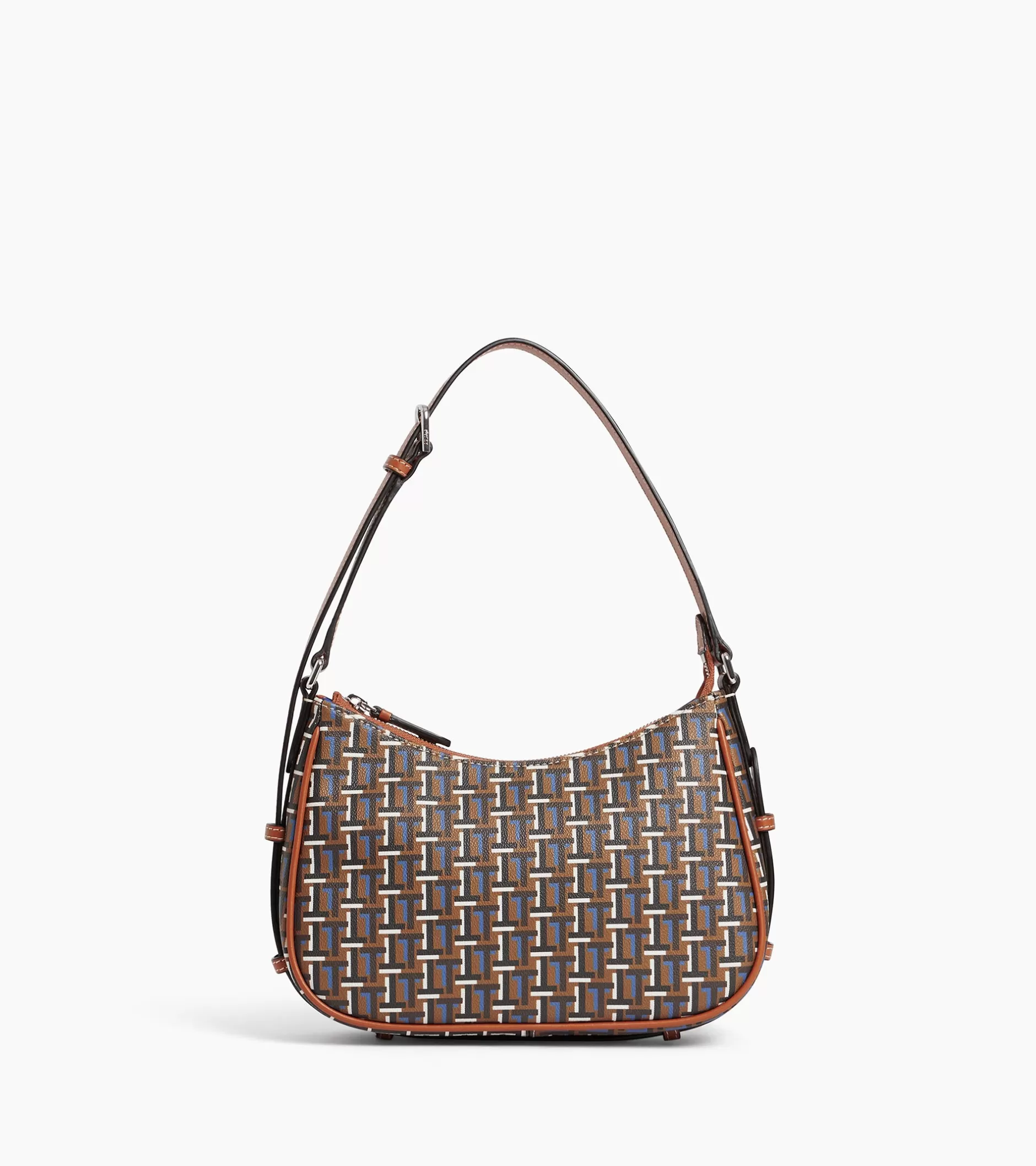 Femme Le Tanneur Petit sac porté épaule Camille en toile monogramme - SIGNATURE LT