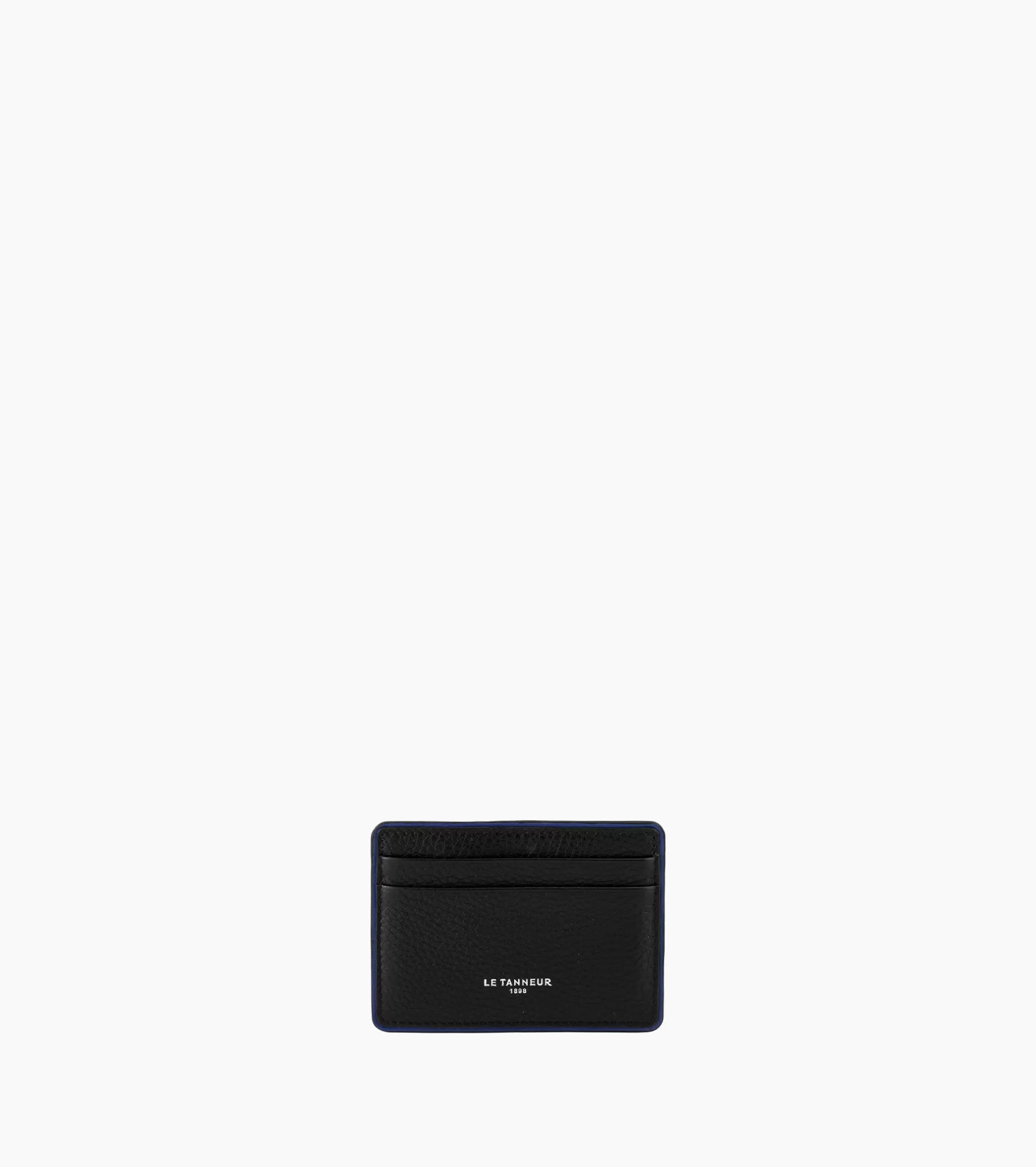 Homme Le Tanneur Porte cartes Augustin en cuir grainé - Black Le Bleu
