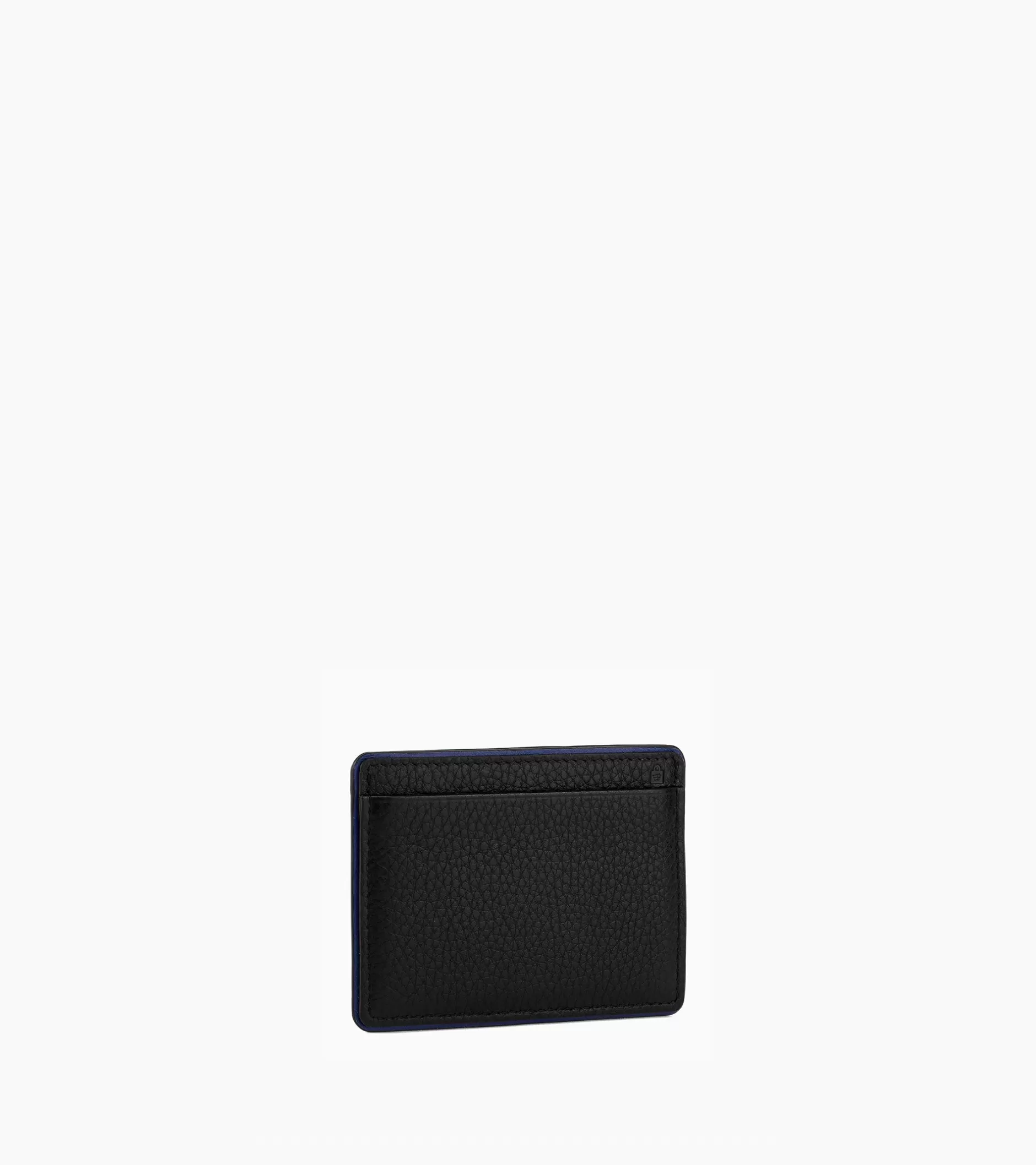 Homme Le Tanneur Porte cartes Augustin en cuir grainé - Black Le Bleu