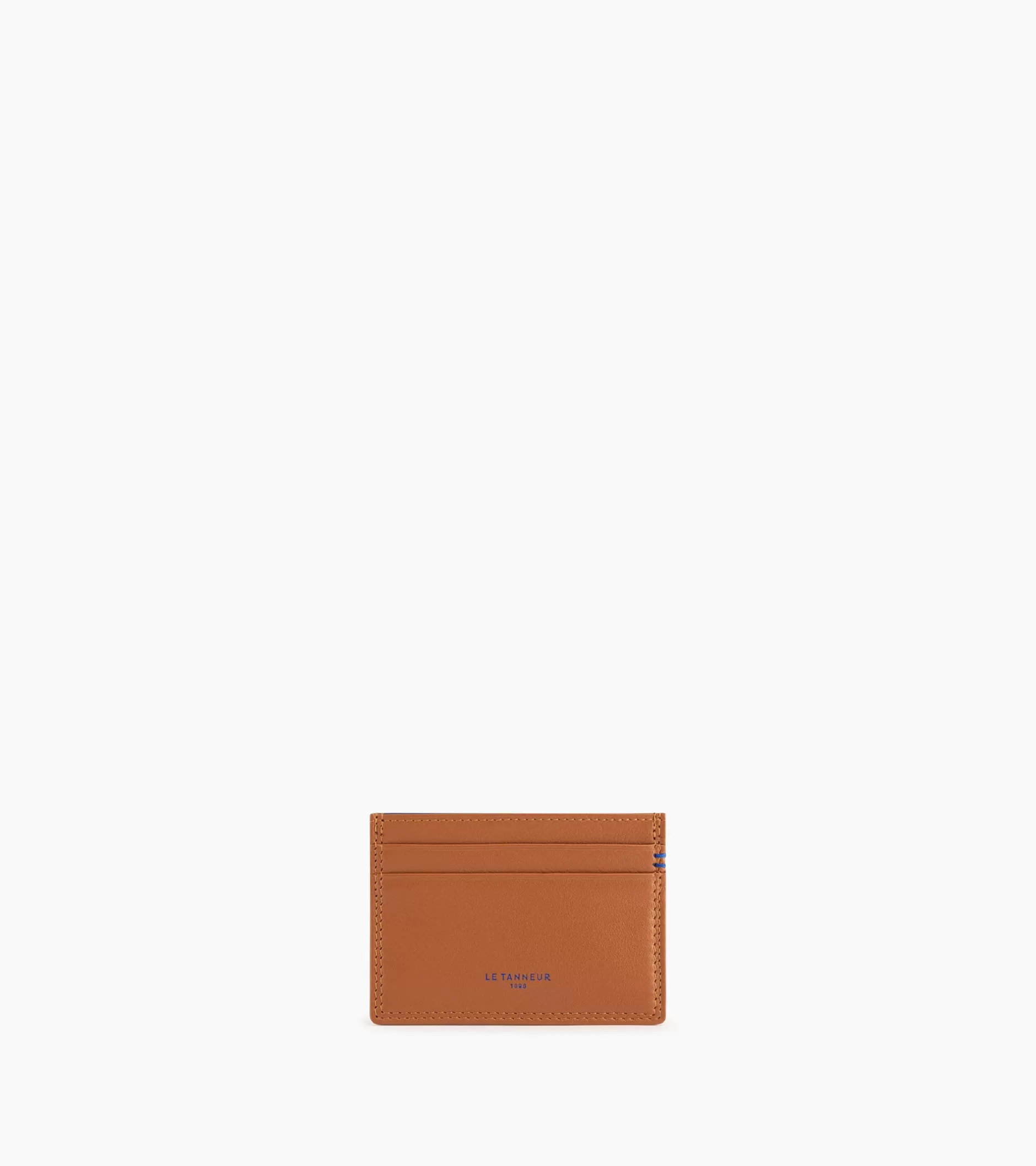 Homme Le Tanneur Porte cartes Martin en cuir lisse - Brown Tan