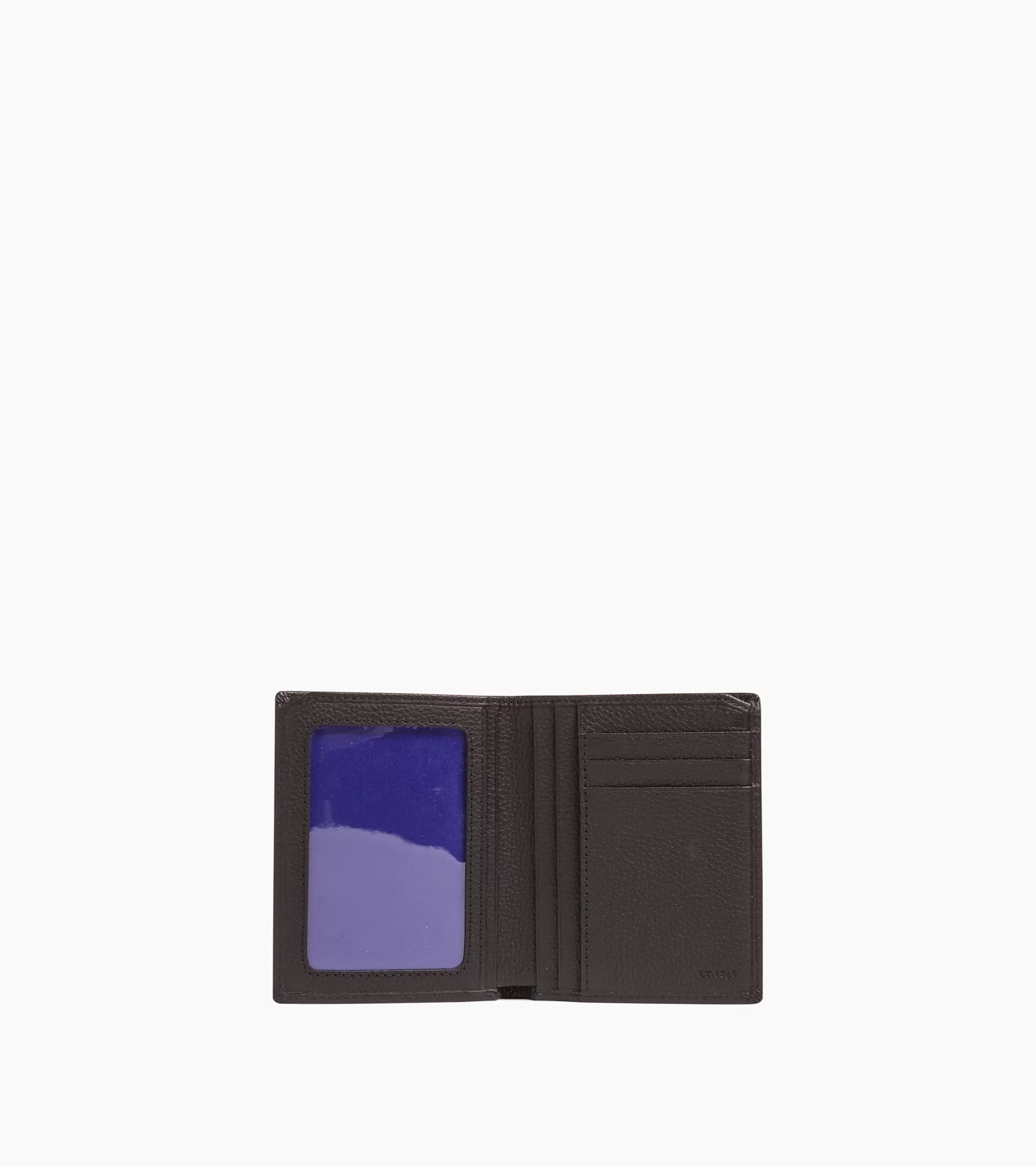 Homme Le Tanneur Porte cartes moyen modèle Charles en cuir grainé - Black Le Bleu