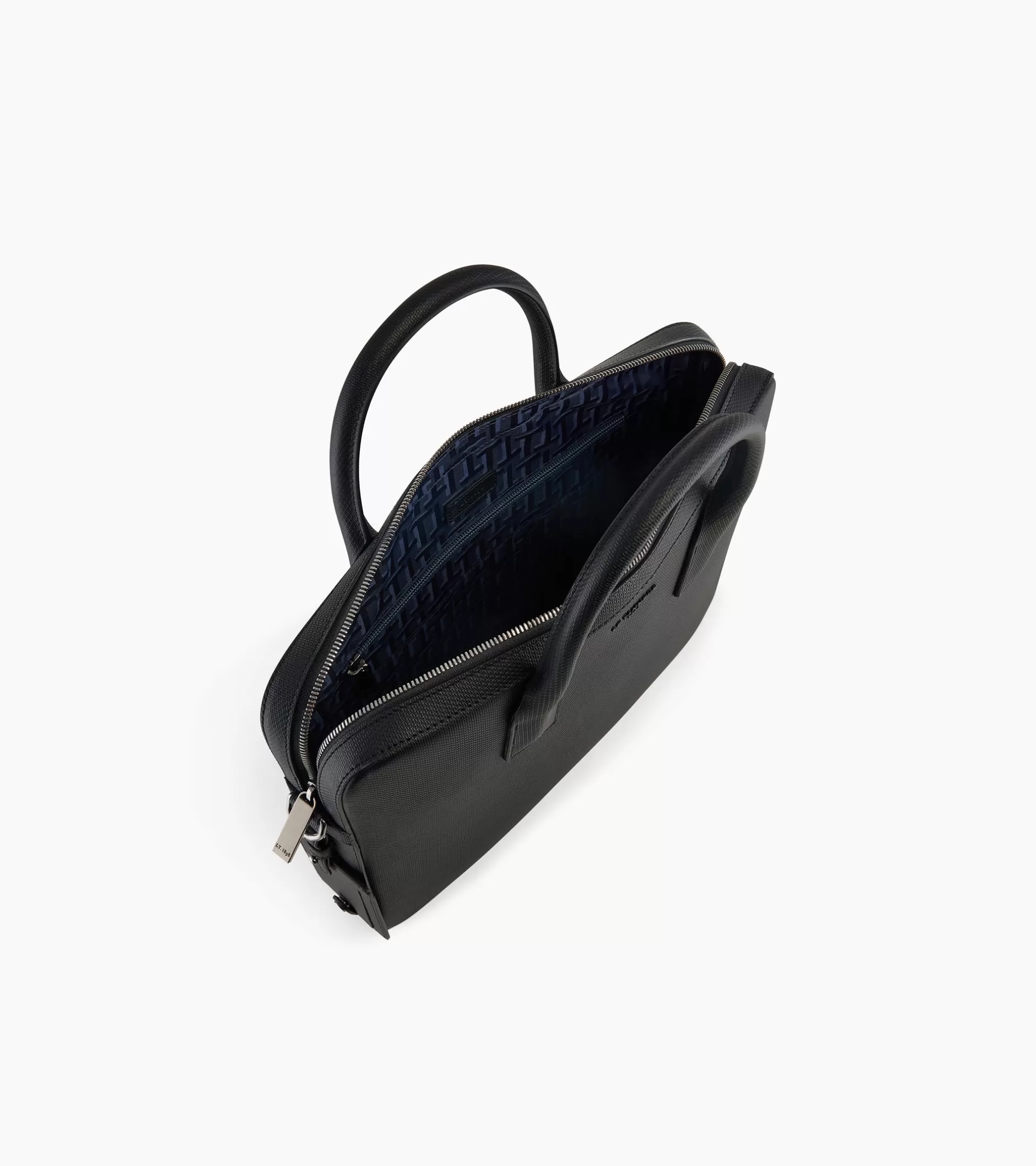 Femme Le Tanneur Porte document slim 14" Emile en cuir signature T - Black