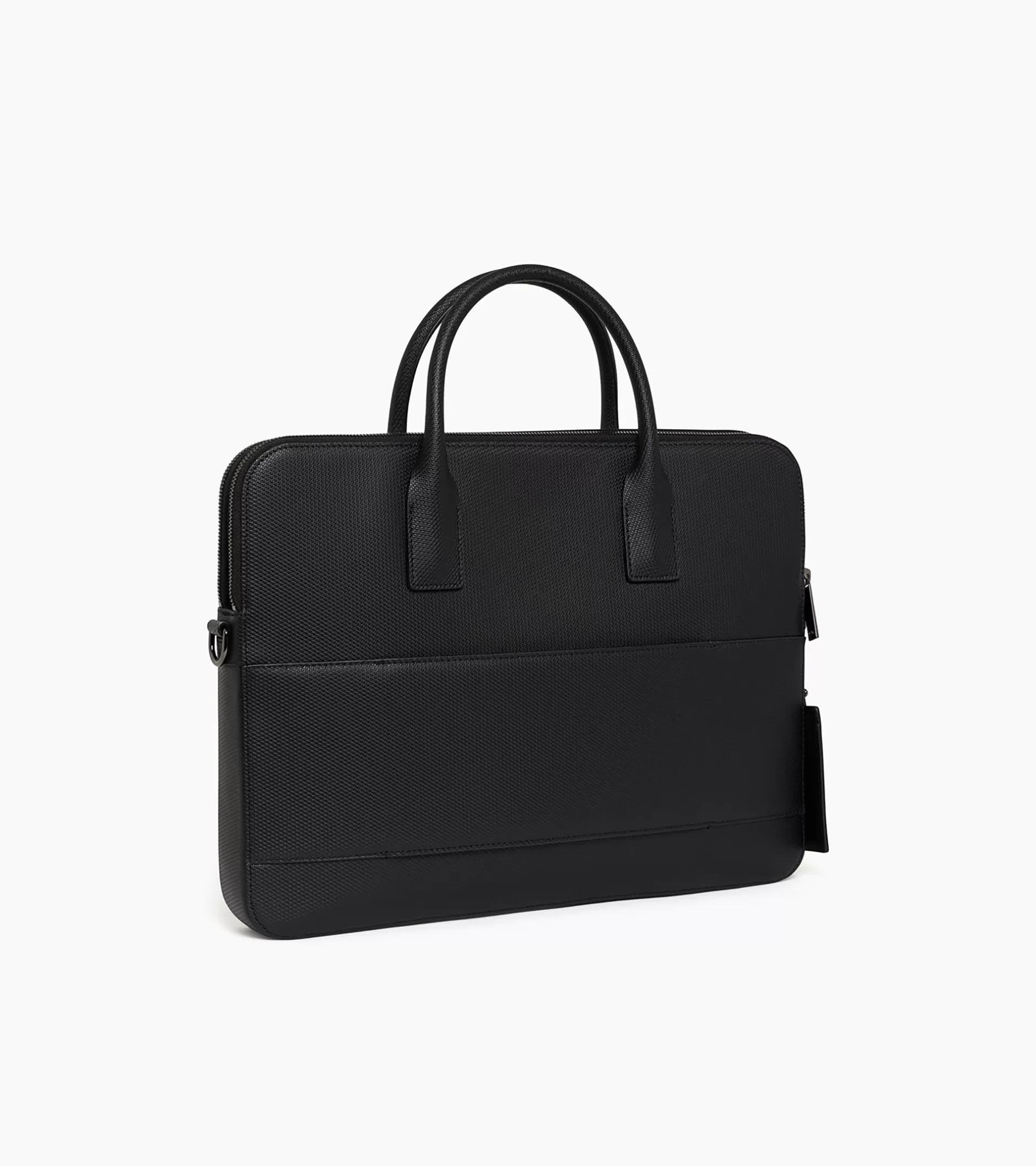 Femme Le Tanneur Porte document slim 15" Emile en cuir signature T - Black