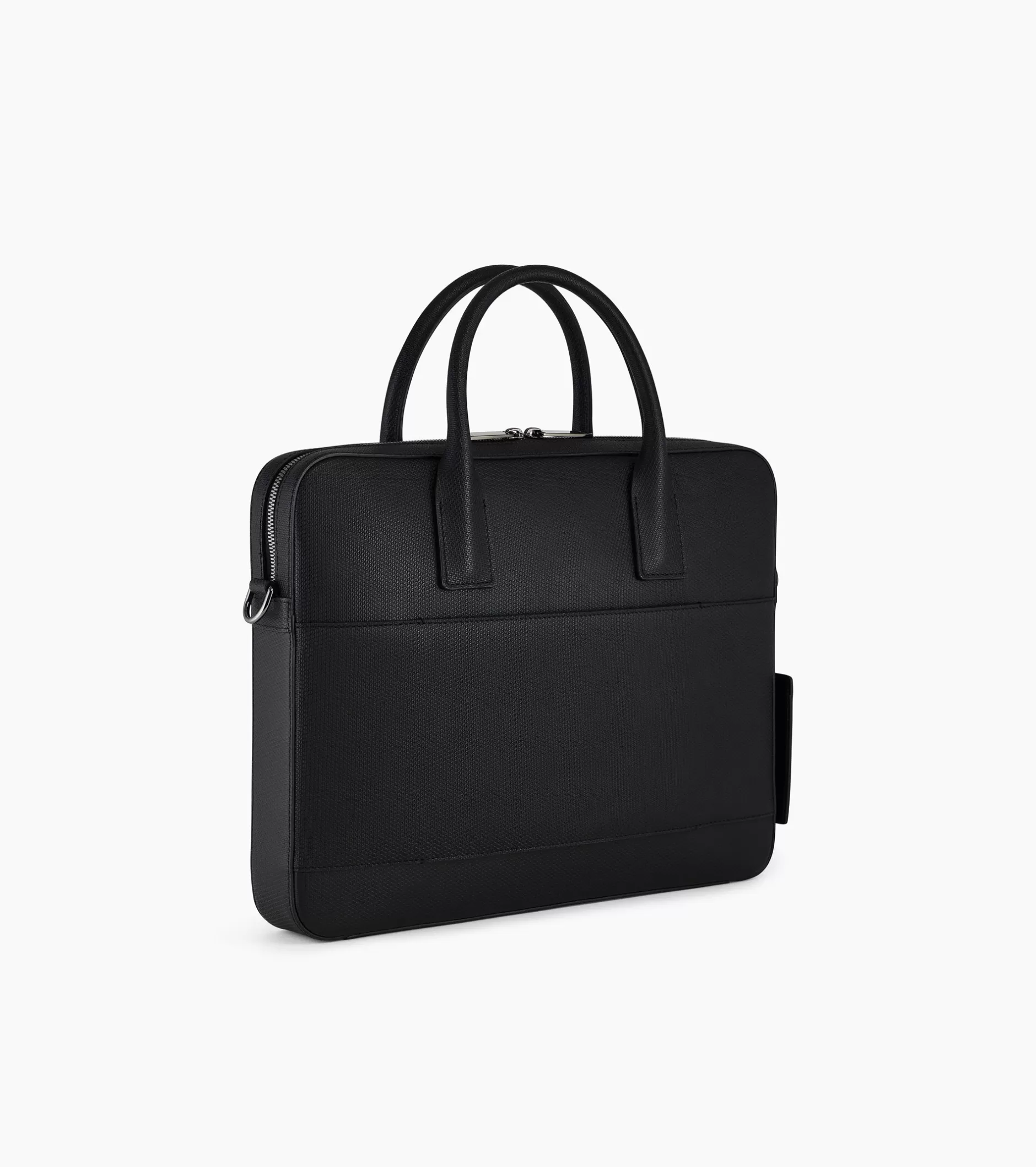 Femme Le Tanneur Porte document slim 14" Emile en cuir signature T - Black