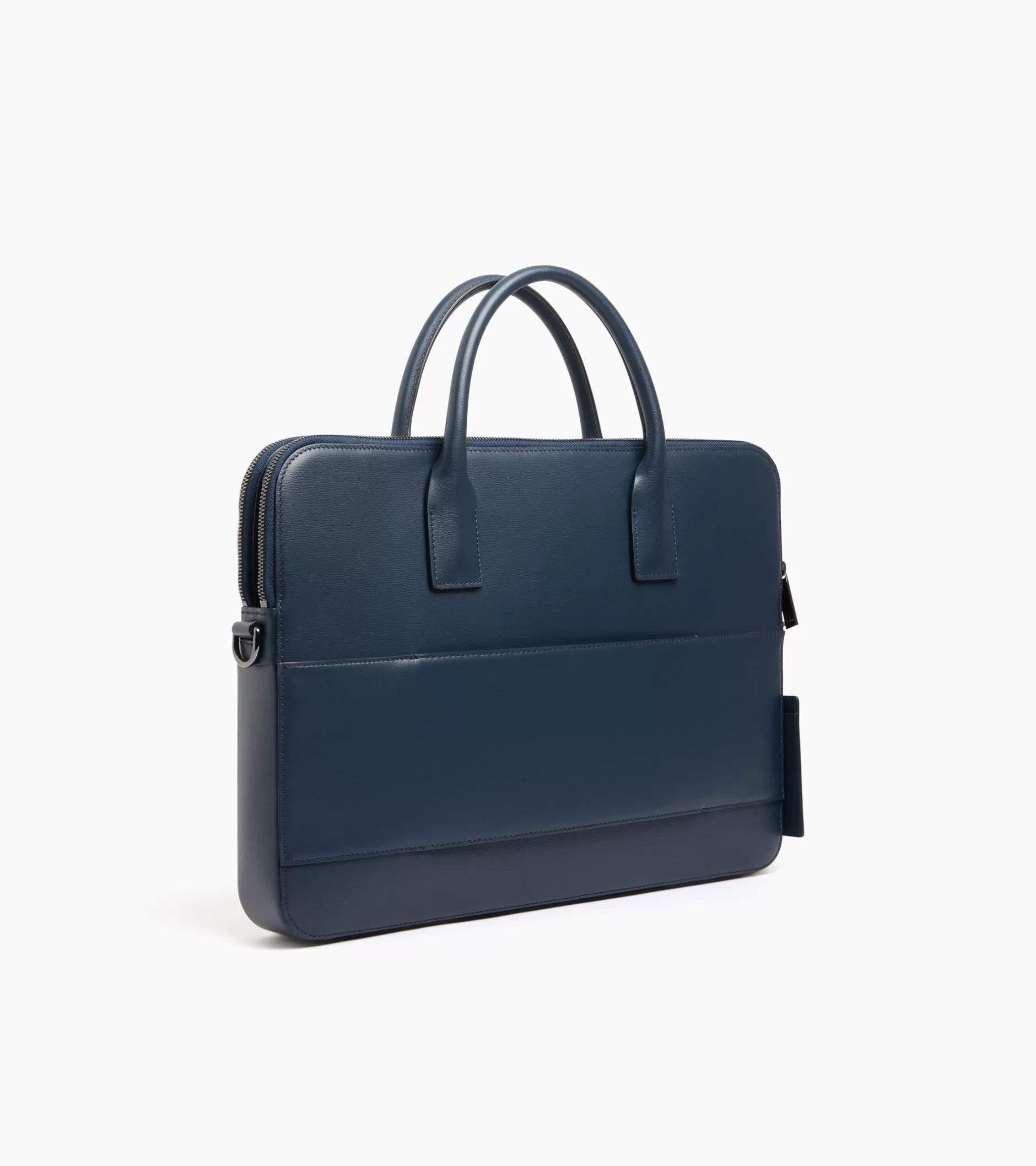 Femme Le Tanneur Porte documents 15" Emile slim en cuir liégé - Twilight Blue