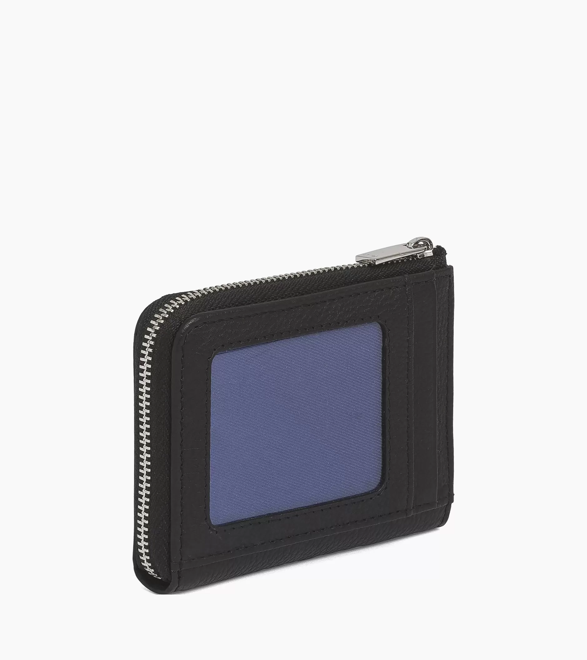 Homme Le Tanneur Porte monnaie zip en L Charles en cuir grainé - Black