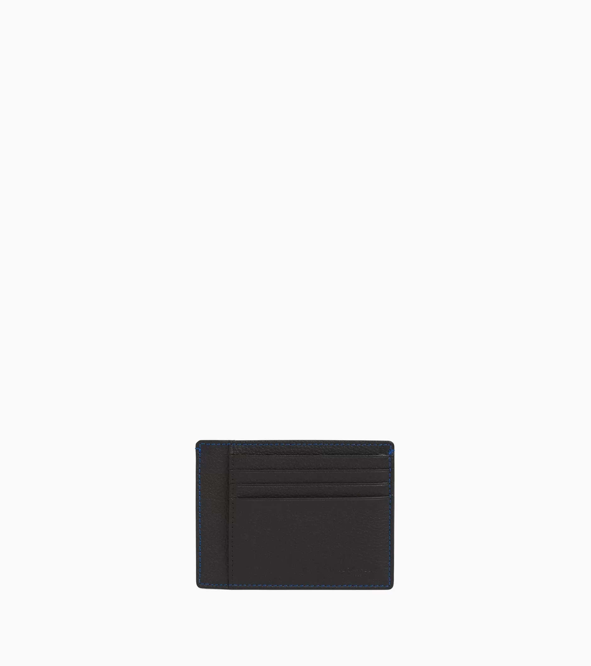 Femme Le Tanneur Porte papiers Charles en cuir grainé - Black Le Bleu