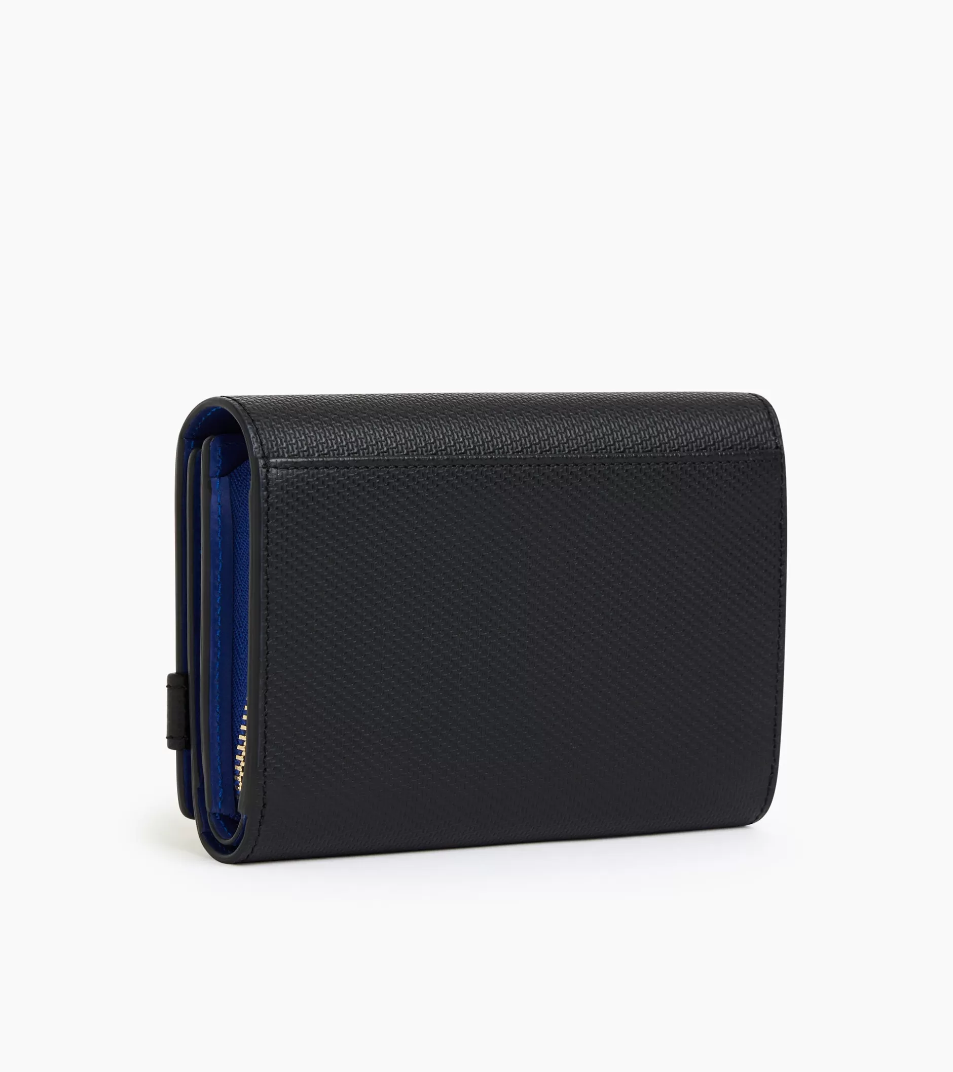 Femme Le Tanneur Portefeuille Emilie en cuir signature T - Black Le Bleu