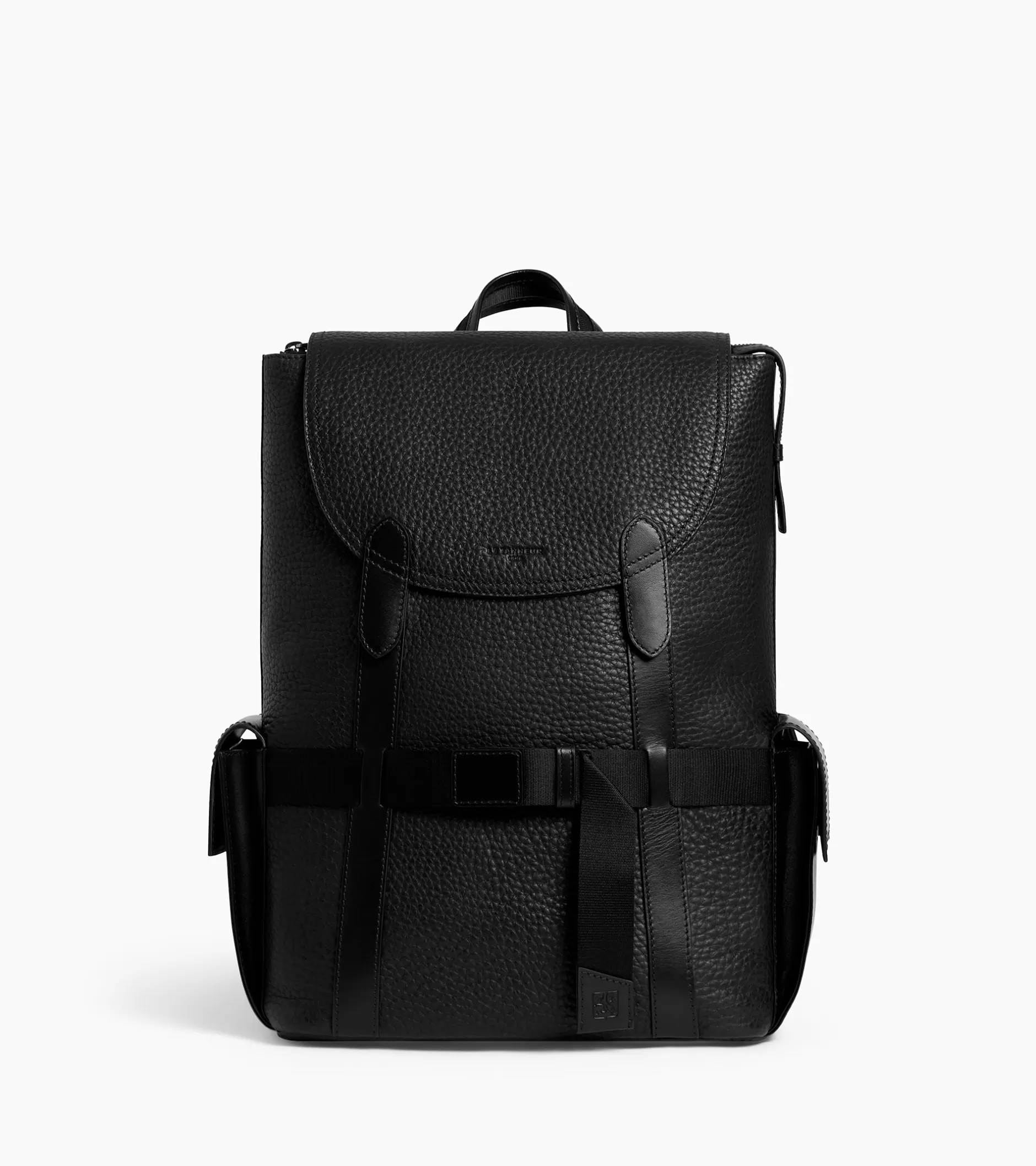 Femme Le Tanneur Sac à dos à rabat Noah en cuir grain buffle et cuir lisse - 1