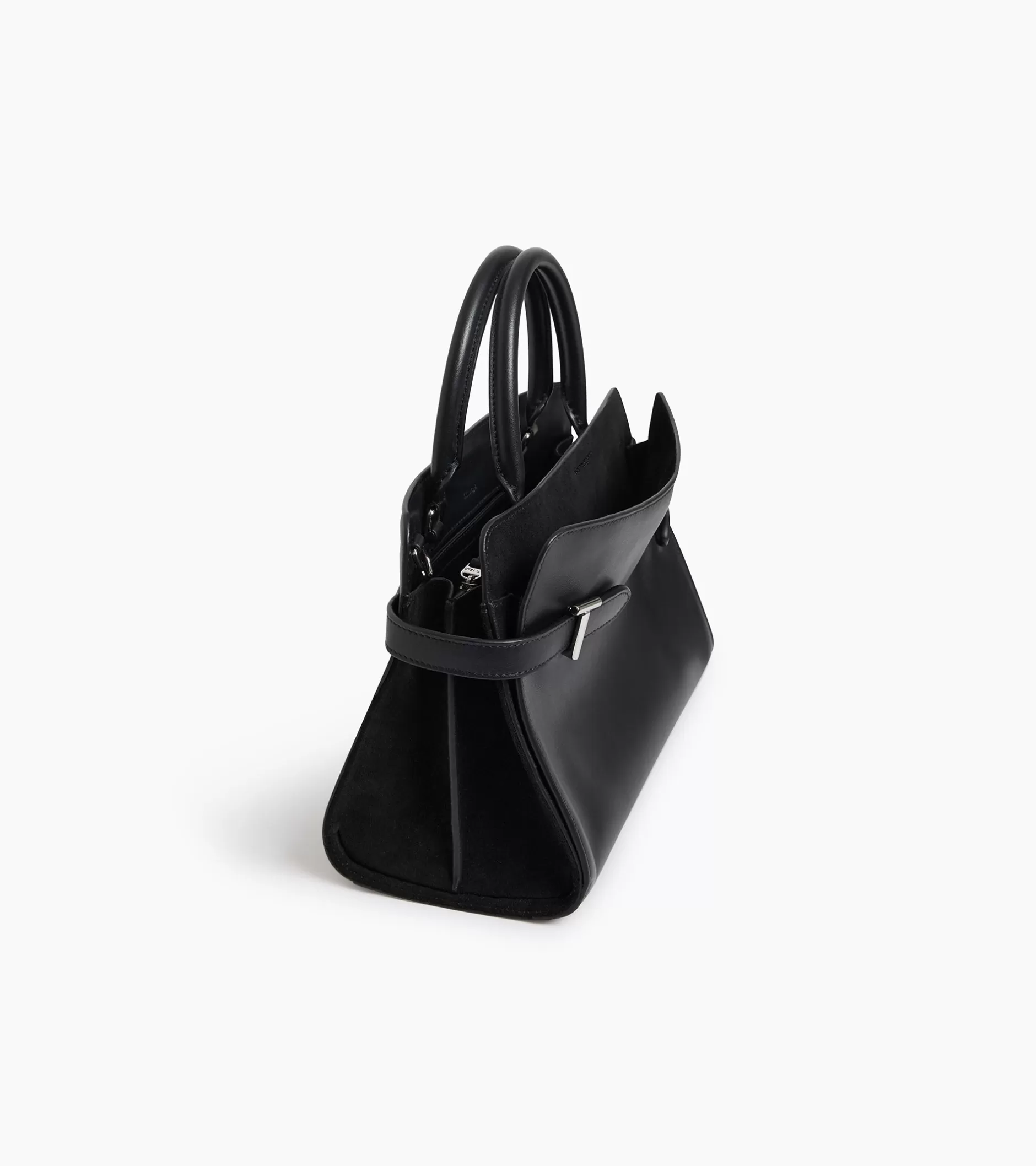 Femme Le Tanneur Sac à main moyen modèle Emie en cuir lisse et nubuck - 1