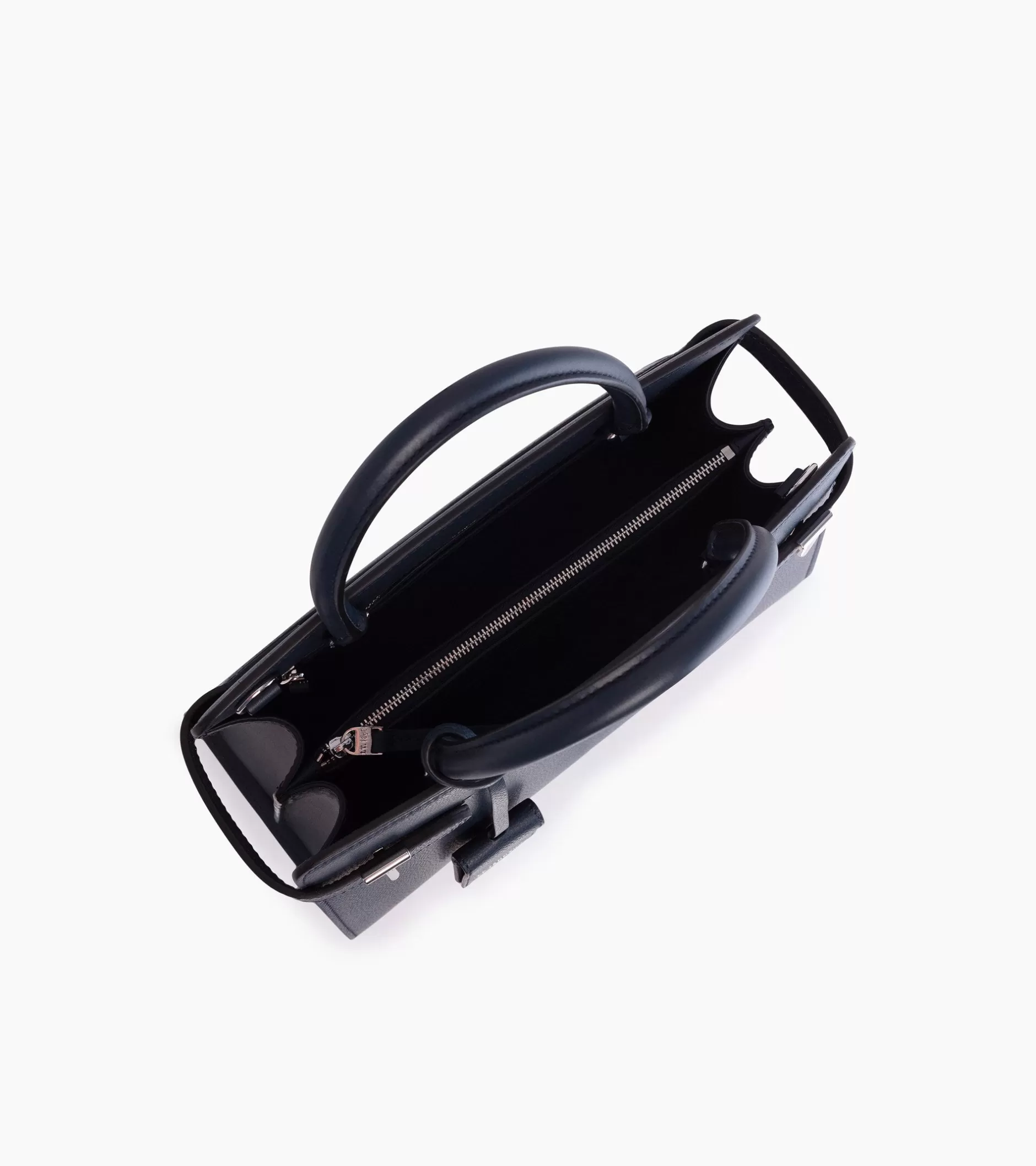 Femme Le Tanneur Sac à main moyen modèle Emilie en cuir grainé - Twilight Blue