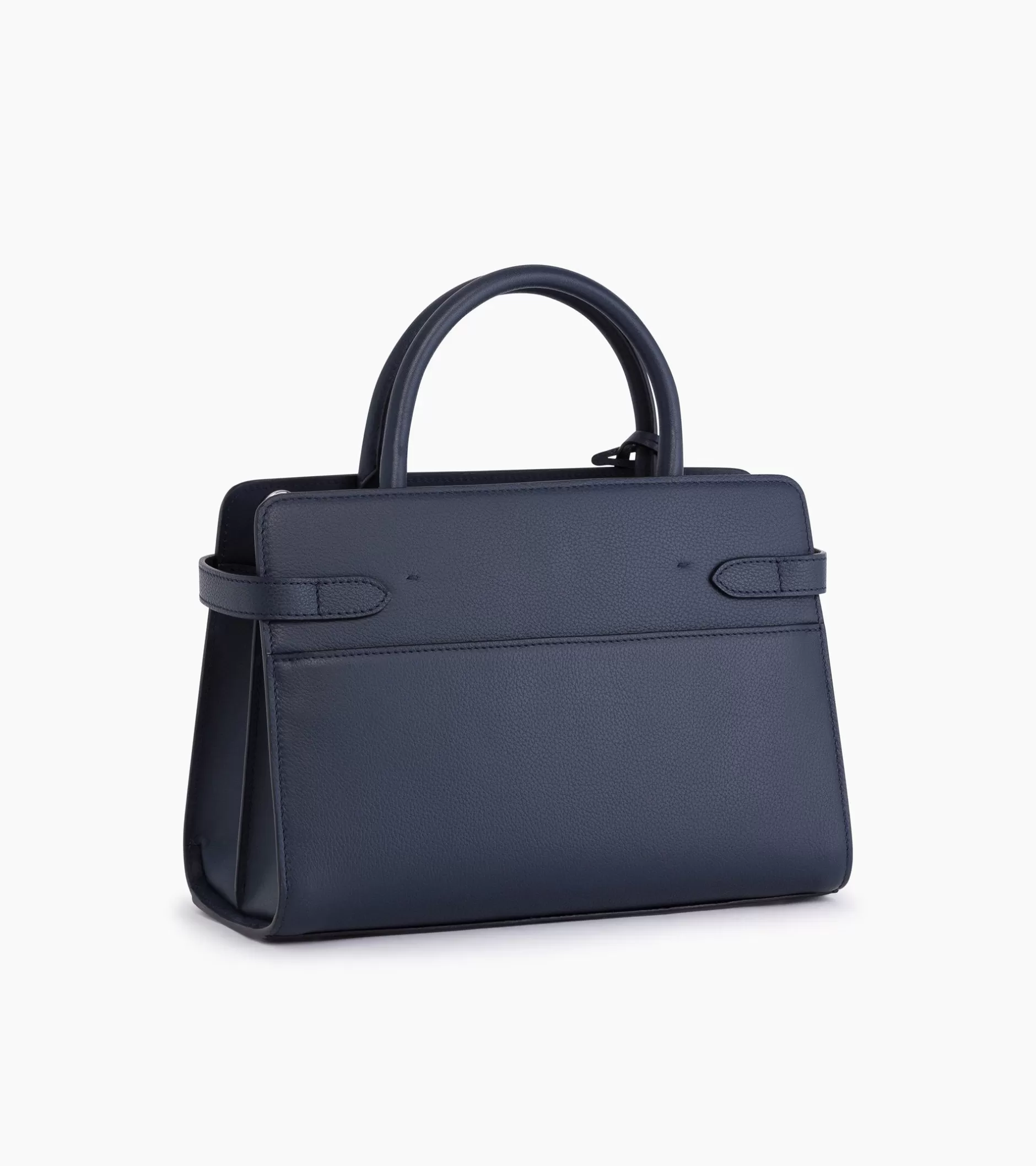 Femme Le Tanneur Sac à main moyen modèle Emilie en cuir grainé - Twilight Blue