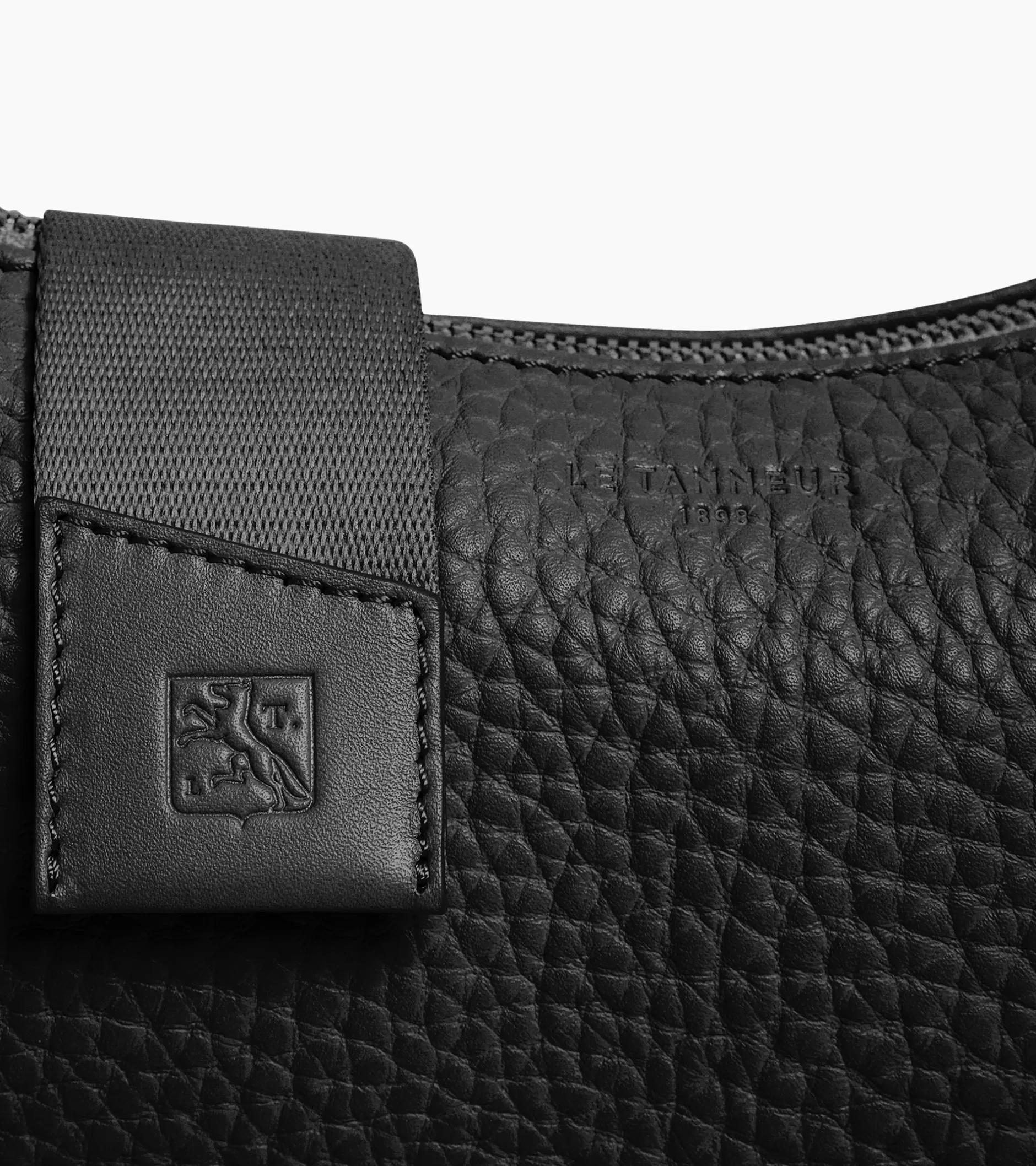 Homme Le Tanneur Sac banane Noah en cuir grain buffle et cuir lisse - 1