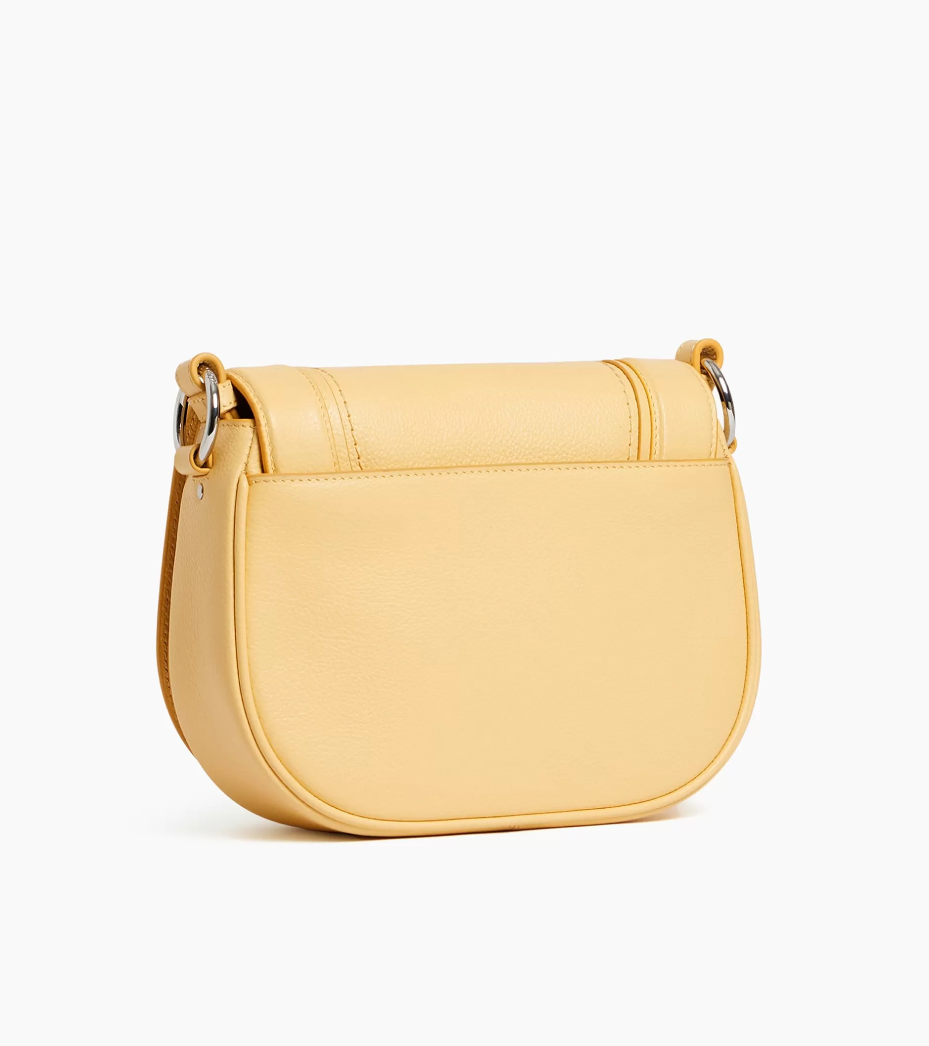 Femme Le Tanneur Sac bandoulière moyen modèle Ella en cuir grainé - AURORE