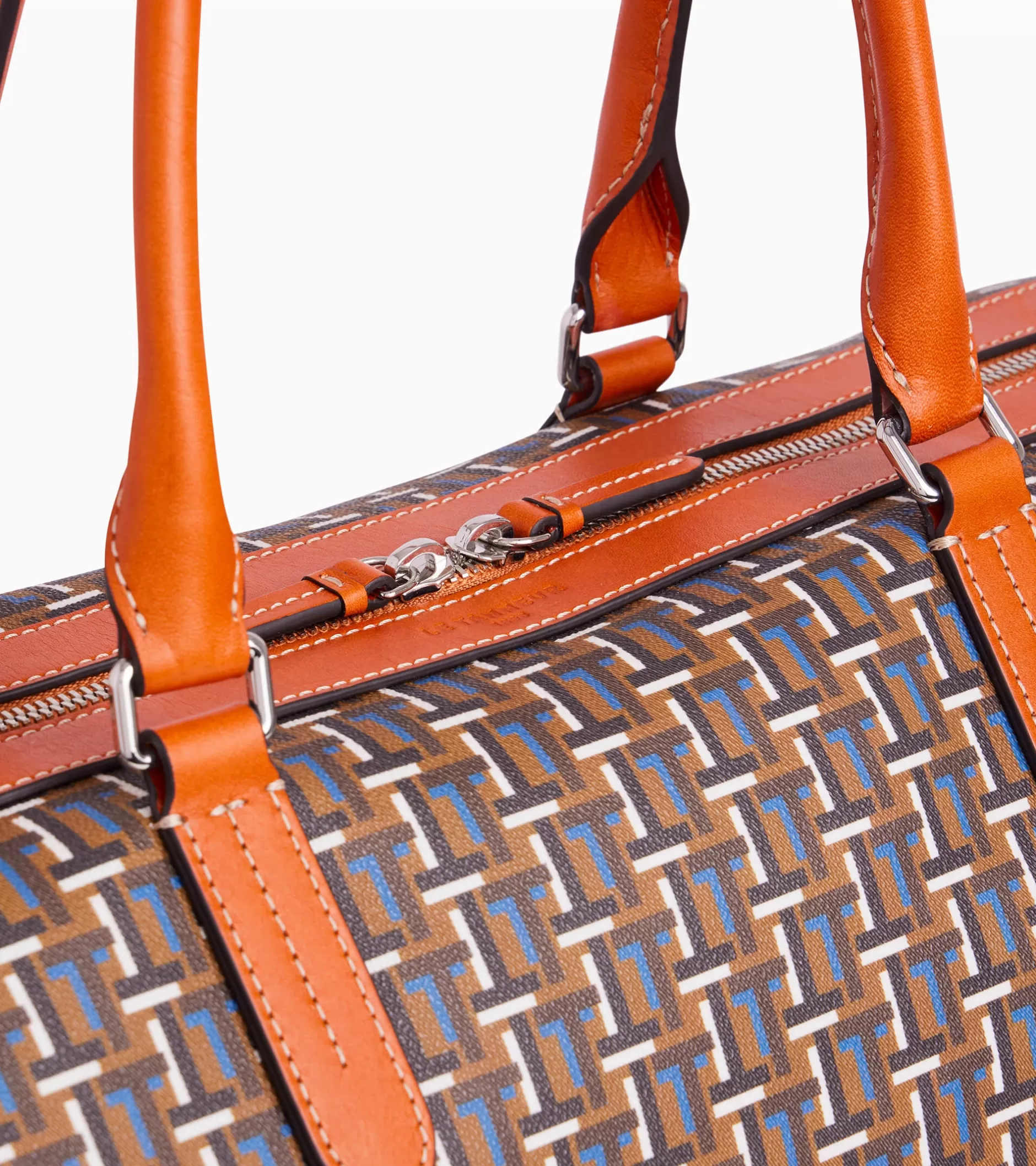 Femme Le Tanneur Sac de voyage 24h Camille en toile monogramme - SIGNATURE LT