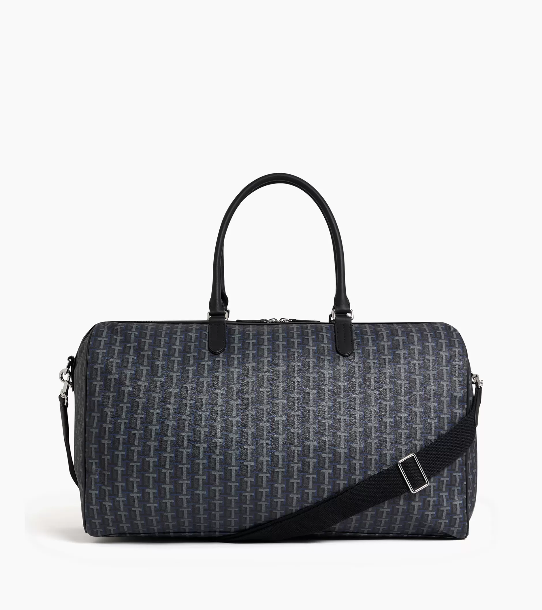 Femme Le Tanneur Sac de voyage 24h Camille en toile monogramme - SIGNATURE LT NOIR-NOIR