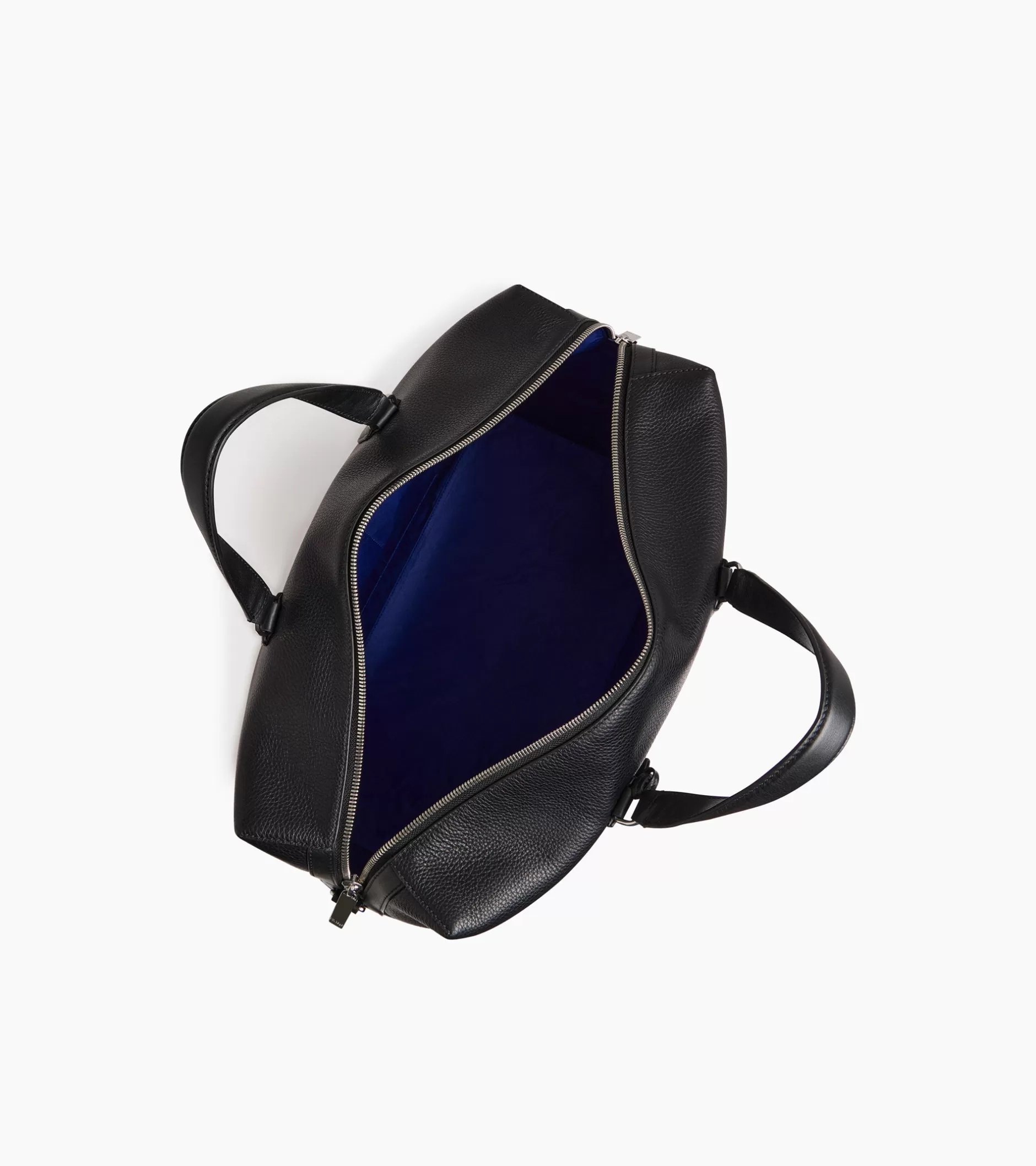 Femme Le Tanneur Sac de voyage 24h Romy en cuir grainé et lisse - Black