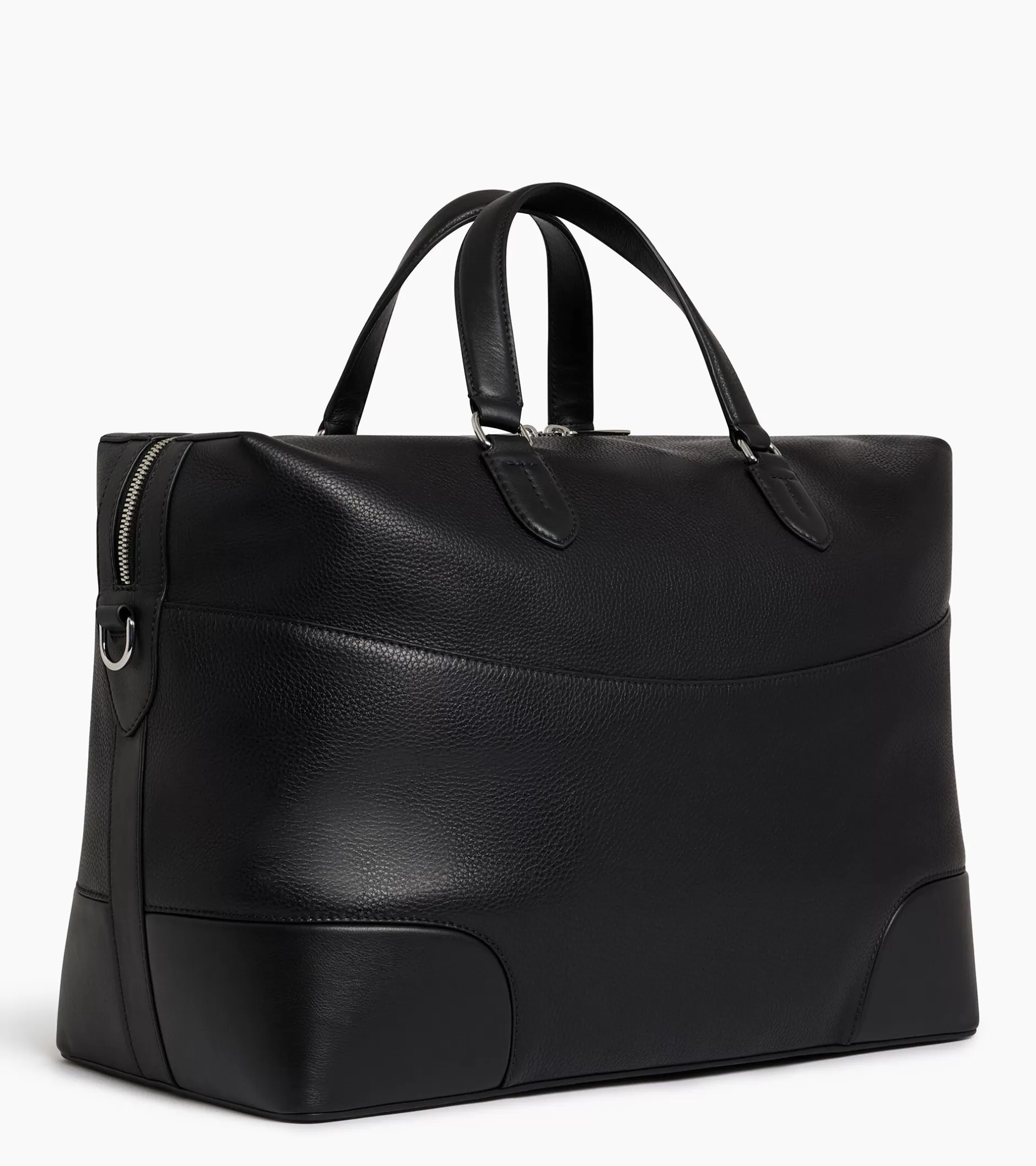 Femme Le Tanneur Sac de voyage 24h Romy en cuir grainé et lisse - Black