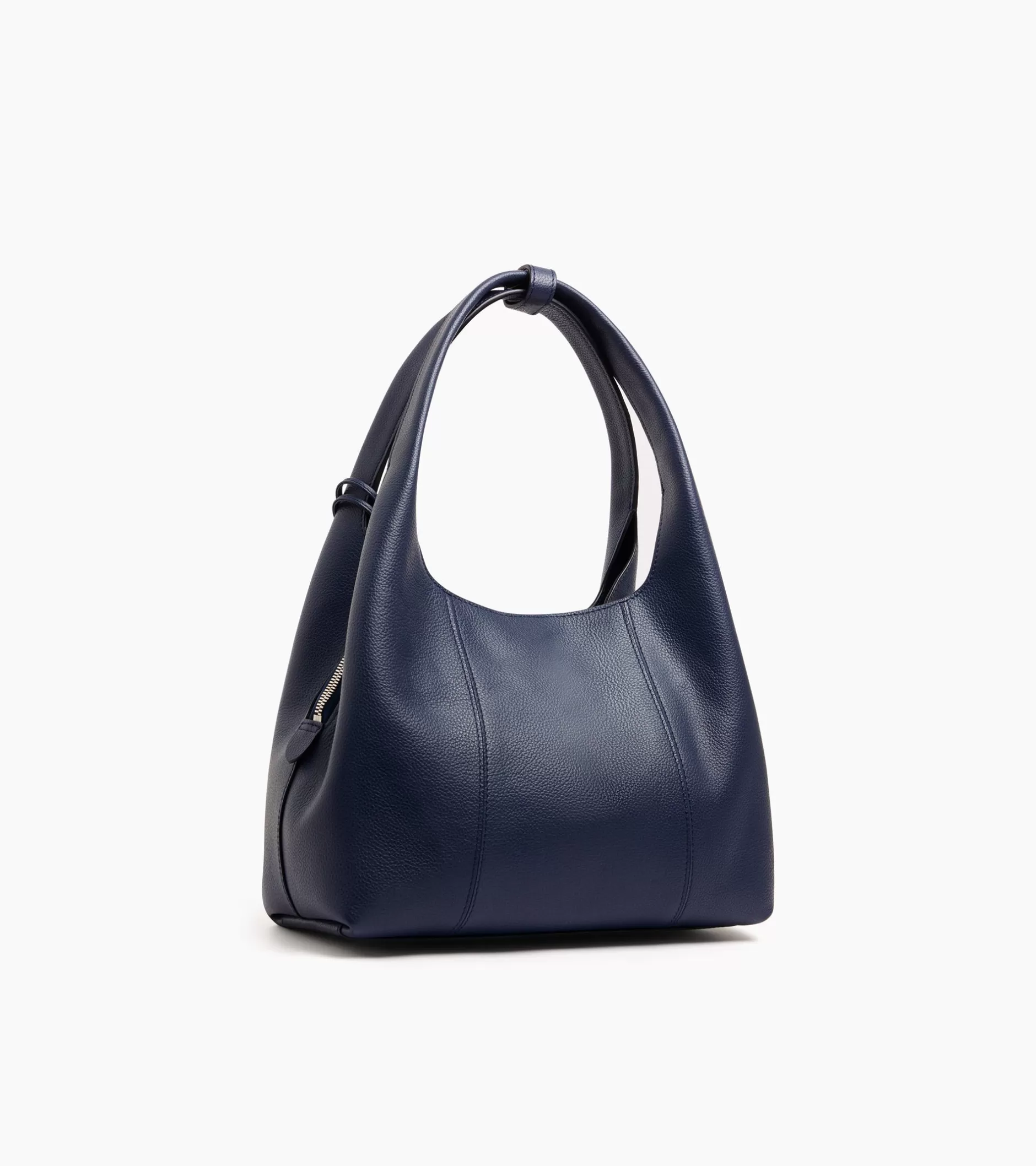 Femme Le Tanneur Sac porté épaule moyen modèle Juliette en cuir grainé - Twilight Blue