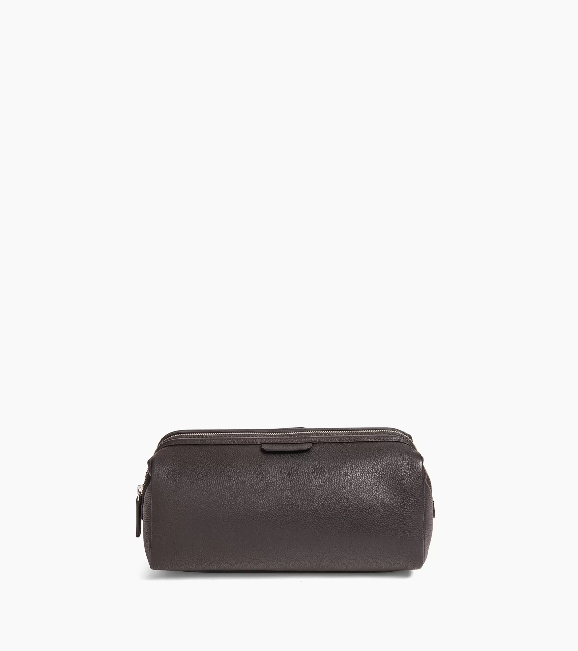 Homme Le Tanneur Trousse de toilette Charles en cuir grainé - Black